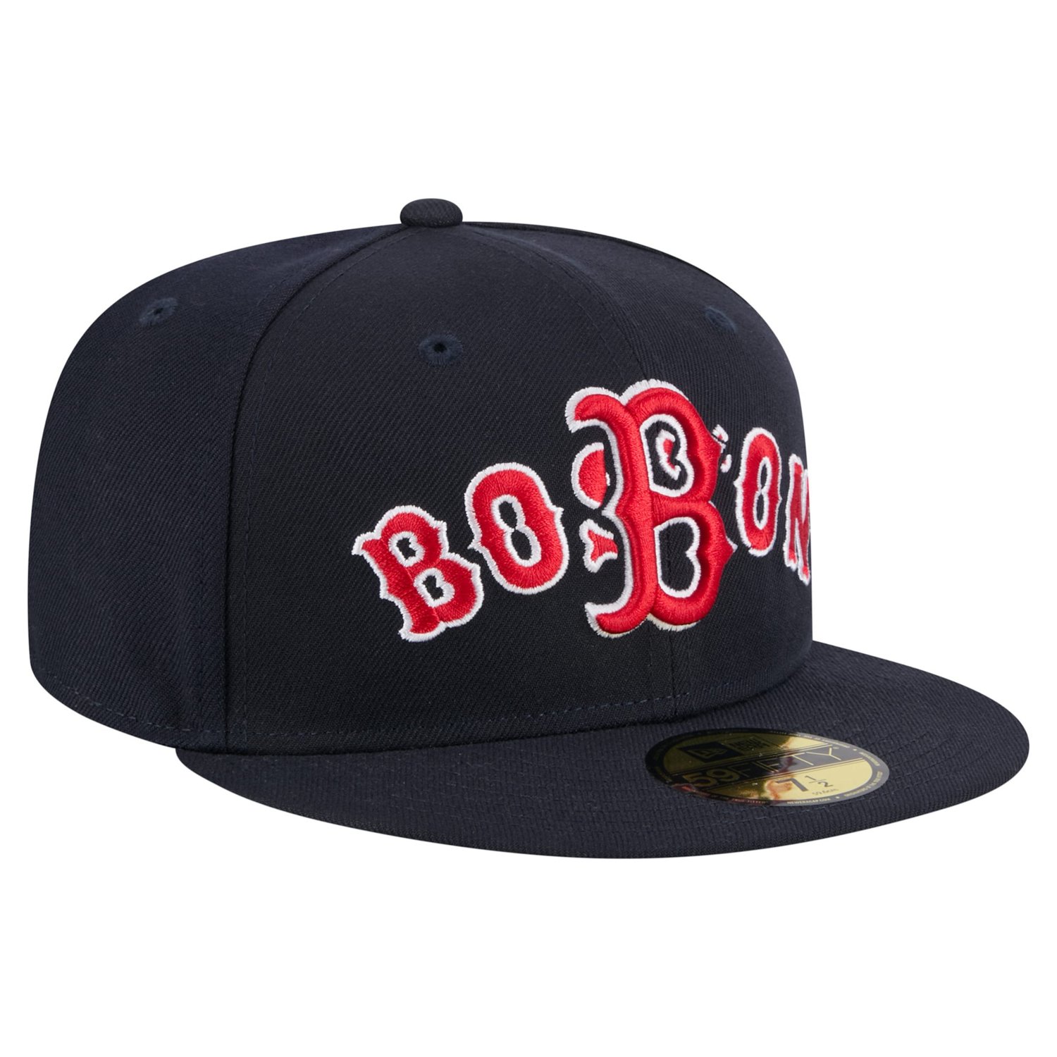 New Era Boston Red Sox Overlap 59FIFTY Fitted Hat
