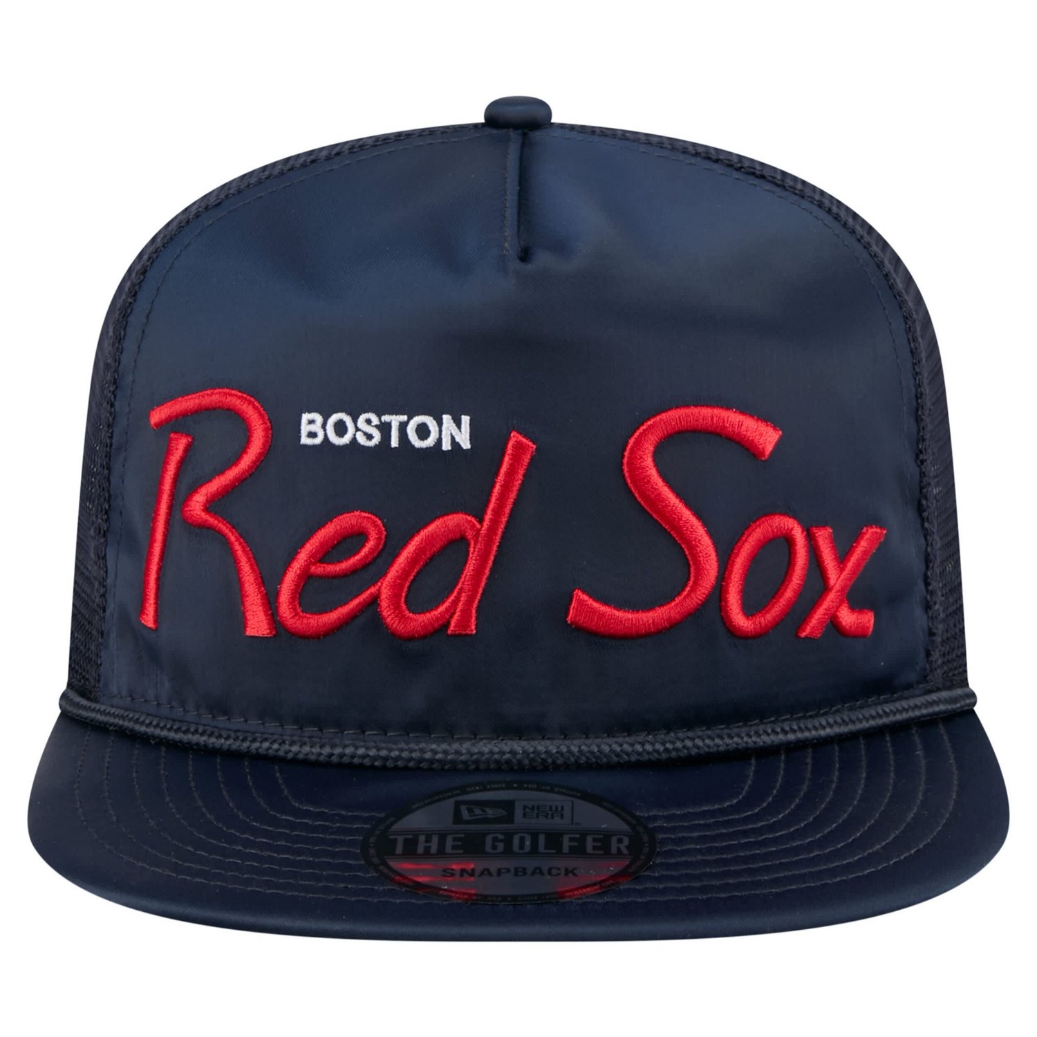 New Era Boston Red Sox Retro Satin Script Golfer Adjustable Hat - view number 2