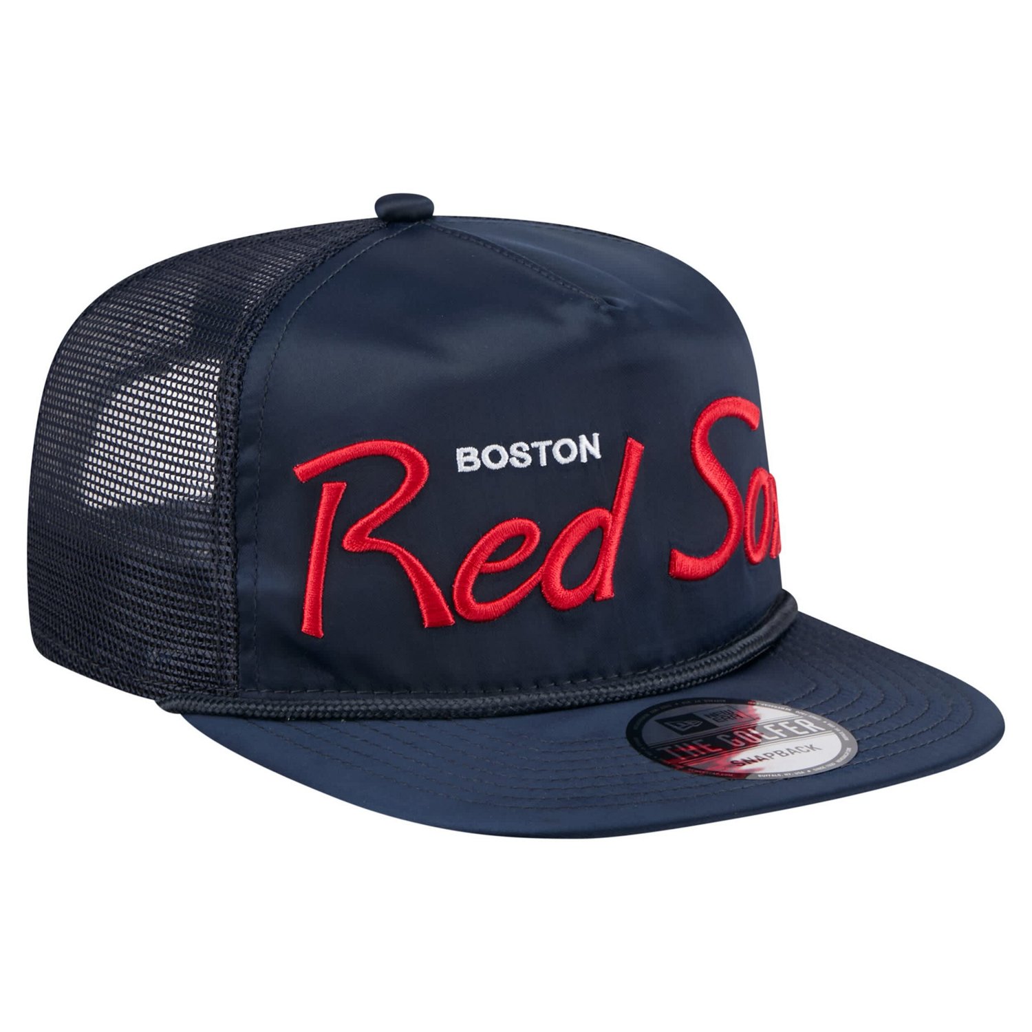 New Era Boston Red Sox Retro Satin Script Golfer Adjustable Hat - view number 3