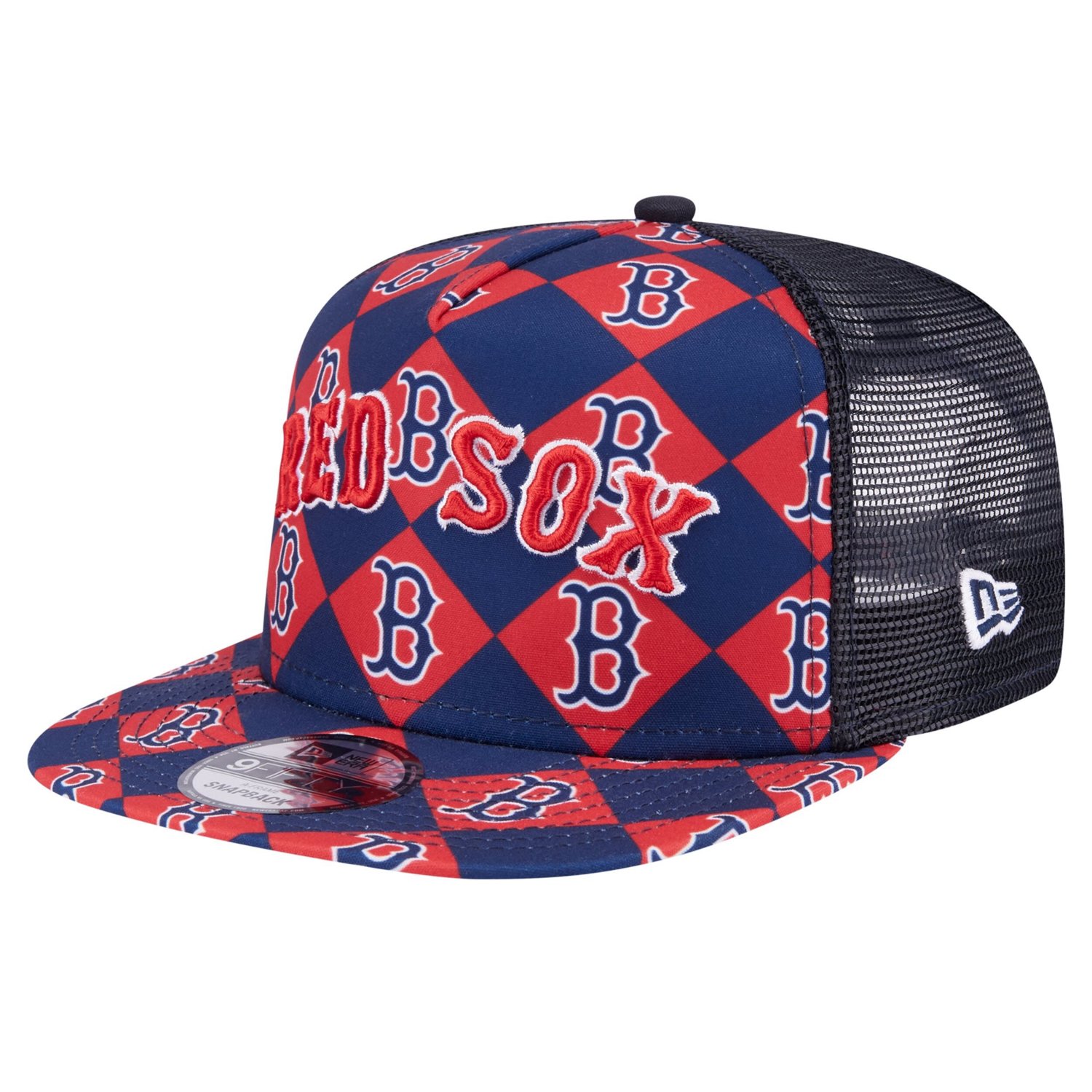 New Era Boston Red Sox Seeing Diamonds A-Frame Trucker 9FIFTY