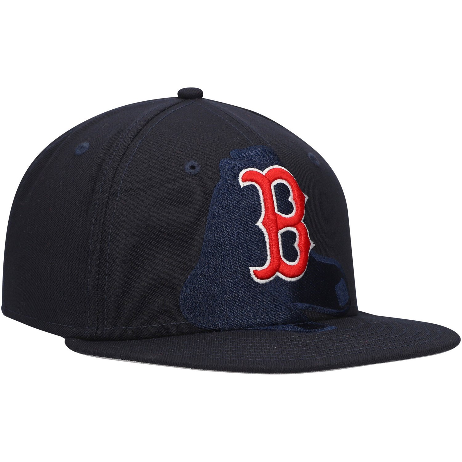 New Era Boston Red Sox Shadow Logo 59FIFTY Fitted Hat                                                                            - view number 3