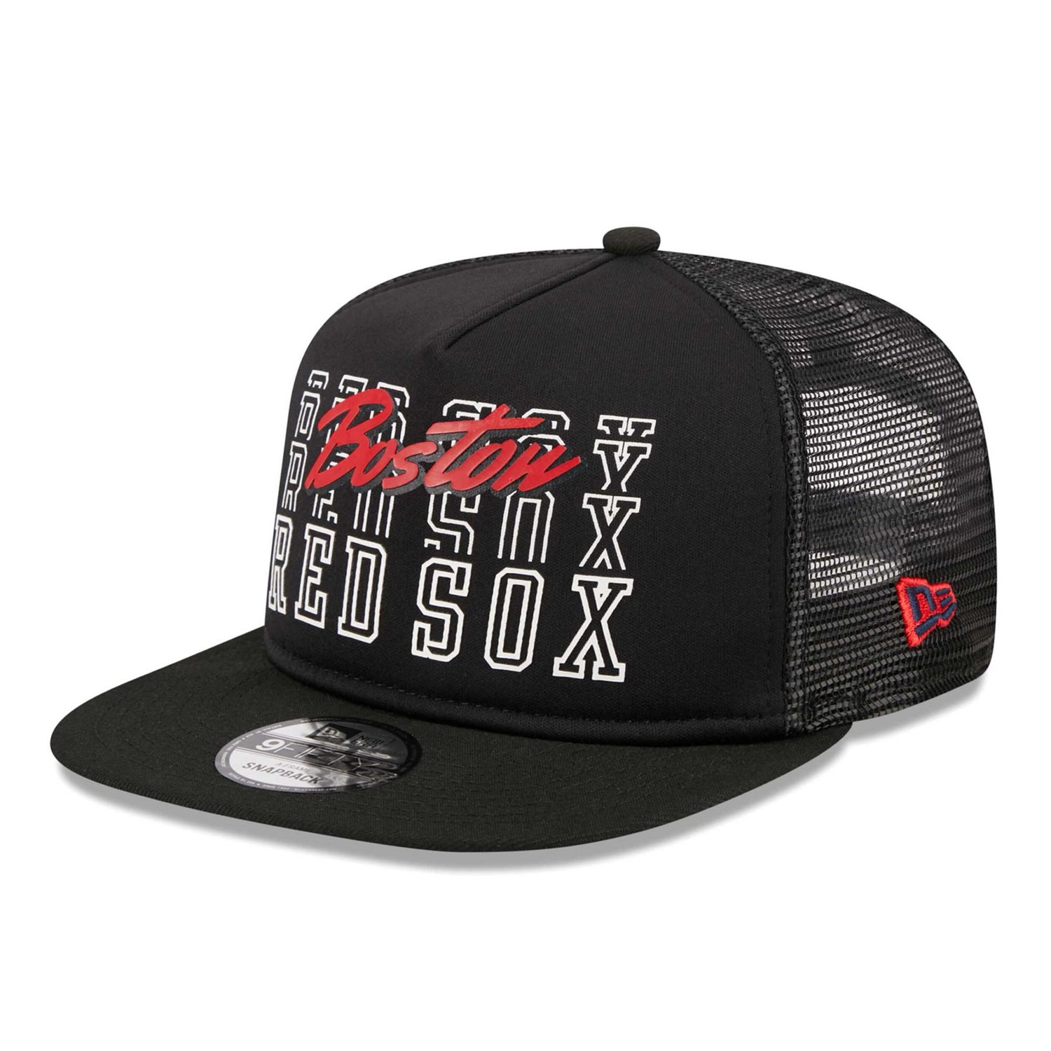 New Era Boston Red Sox Street Team A-Frame Trucker 9FIFTY Snapback Hat                                                           - view number 3