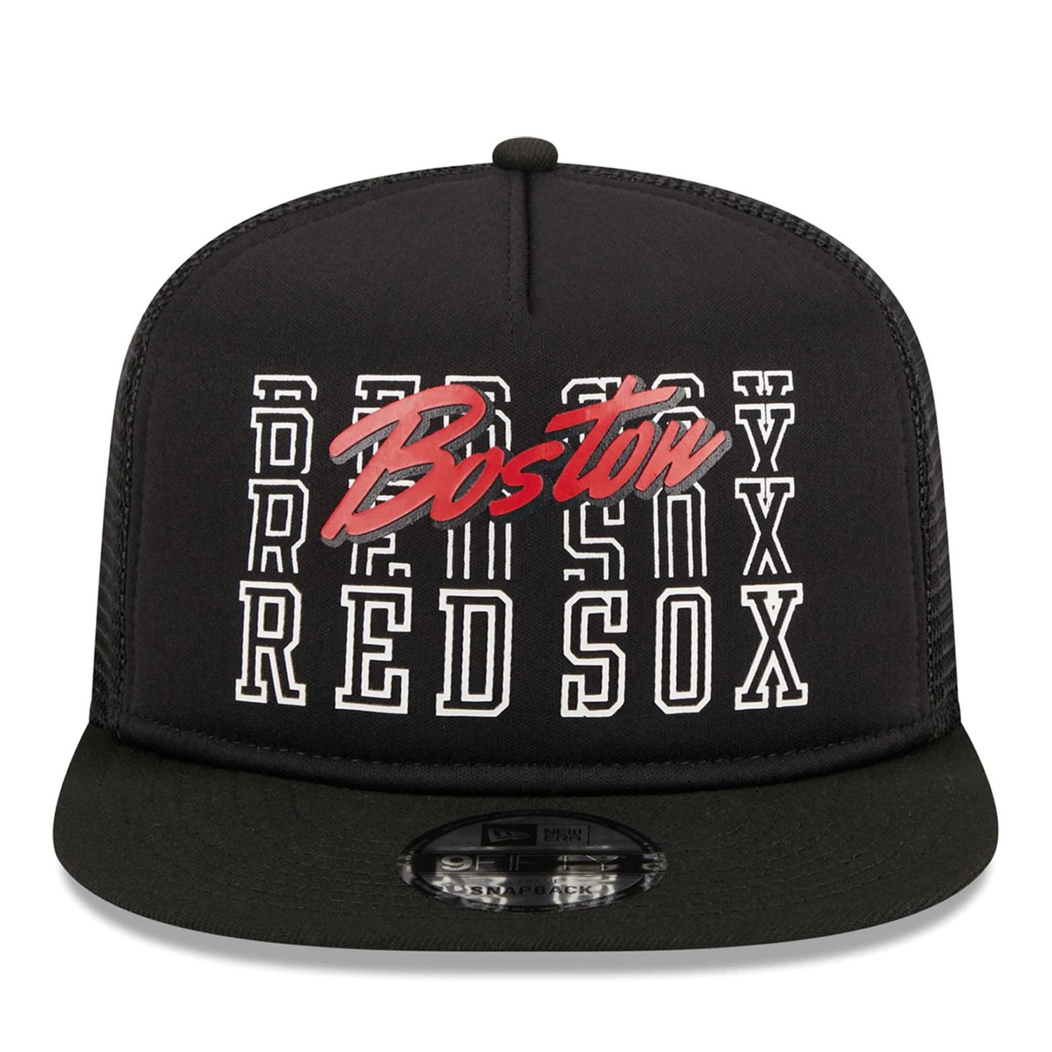 New Era Boston Red Sox Street Team A-Frame Trucker 9FIFTY Snapback Hat                                                           - view number 2