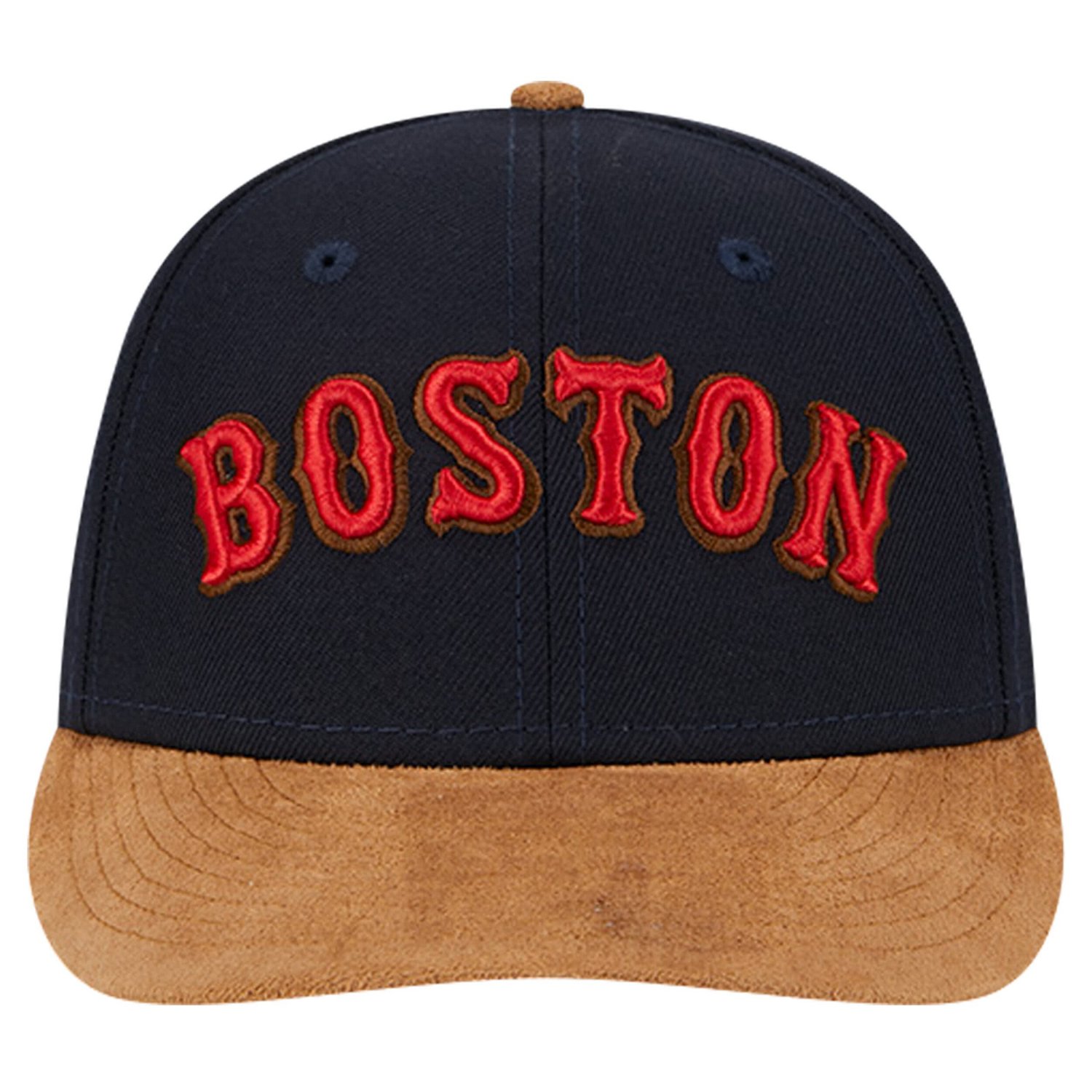 New Era Boston Red Sox Team Suede Visor Low Profile 59FIFTY Fitted Hat                                                           - view number 2