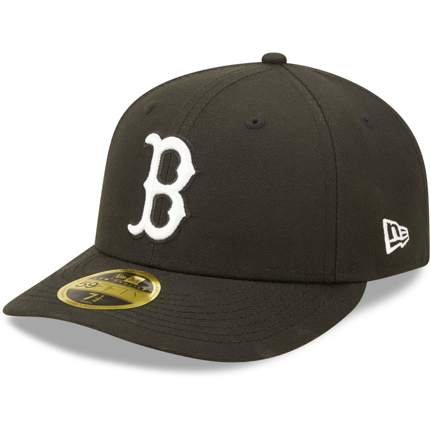 New Era Boston Sox  White Low Profile 59FIFTY Fitted Hat