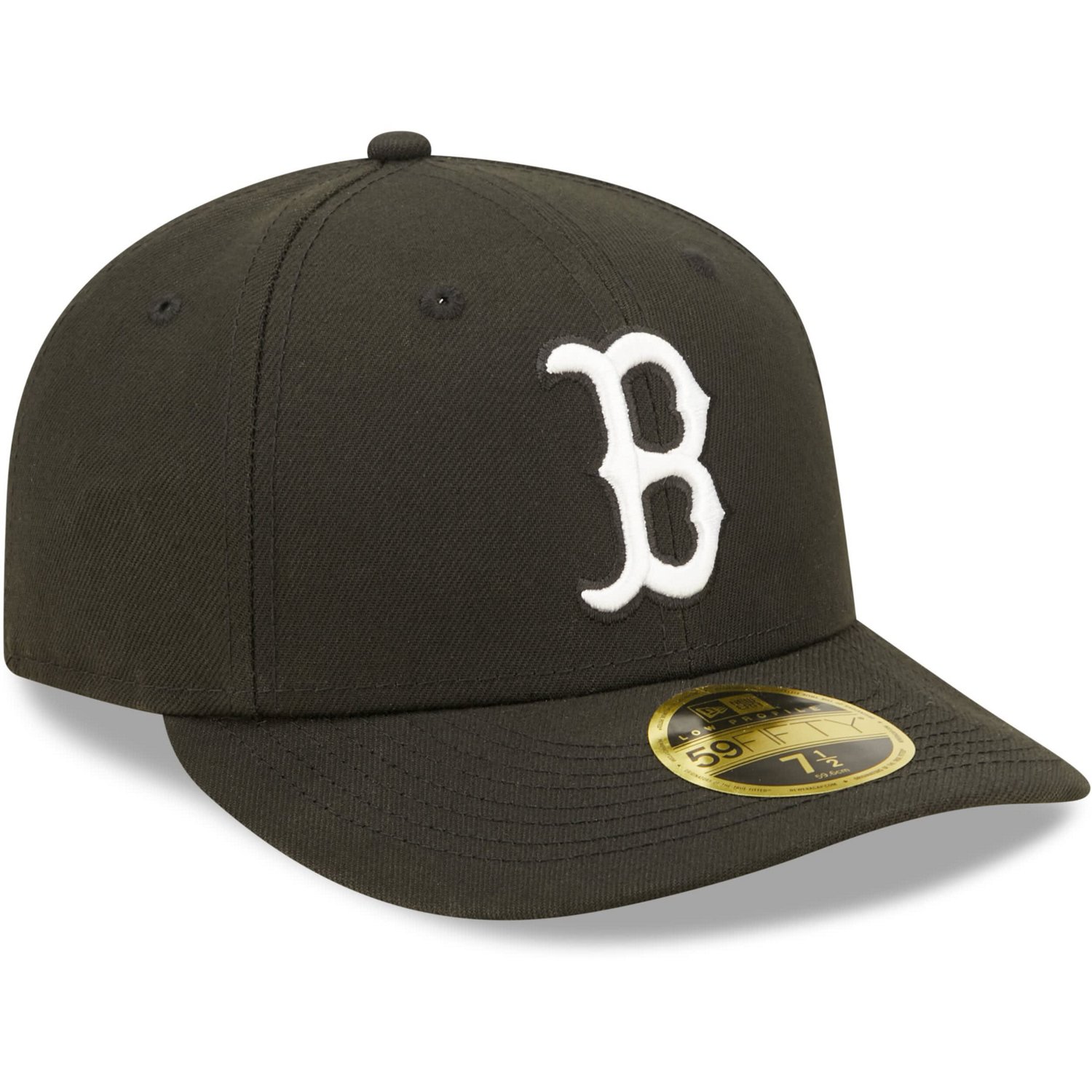 New Era Boston Sox  White Low Profile 59FIFTY Fitted Hat - view number 3