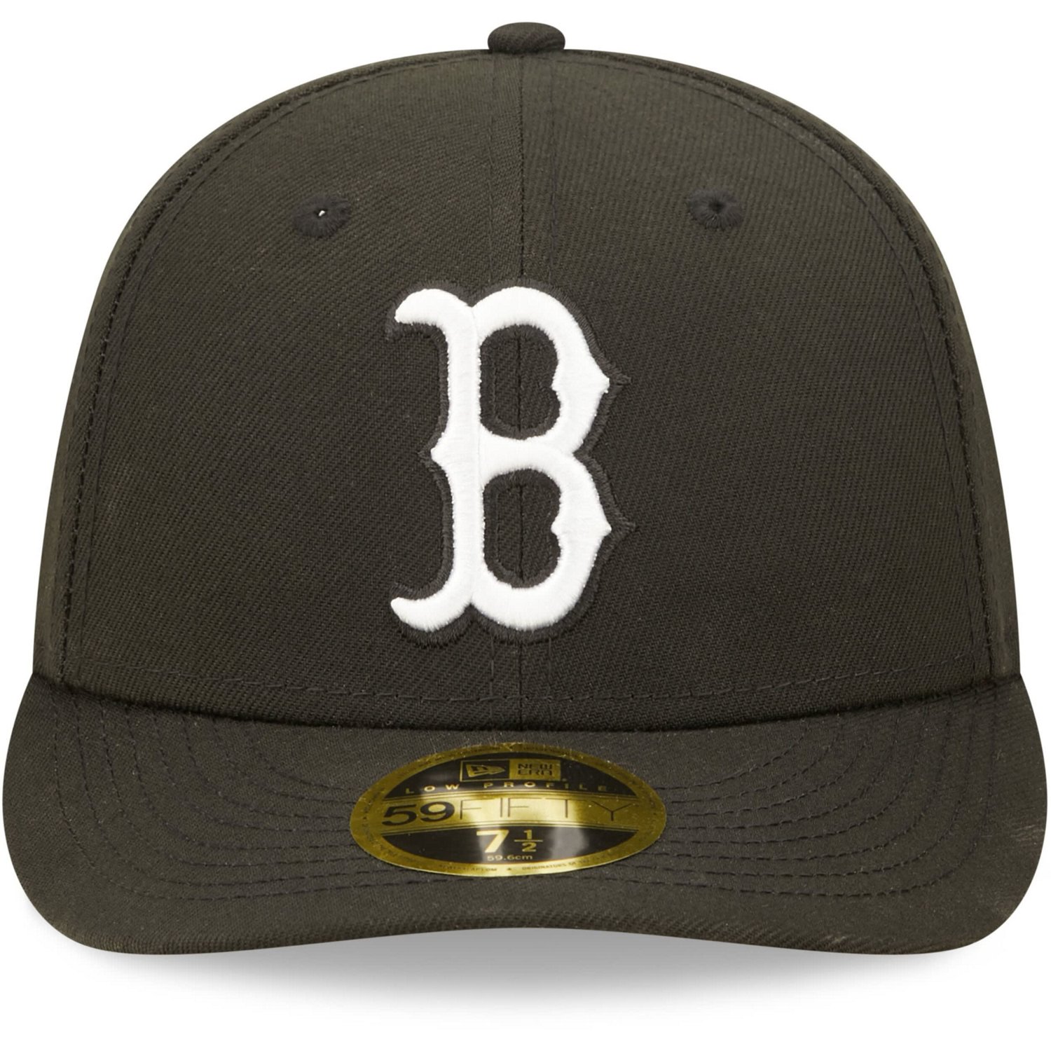 New Era Boston Sox  White Low Profile 59FIFTY Fitted Hat - view number 2
