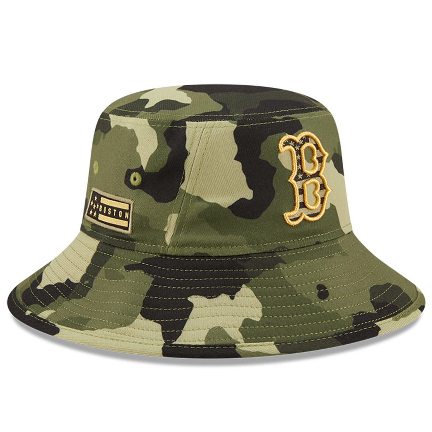 New Era Boston Sox 2022 Armed Forces Day Bucket Hat