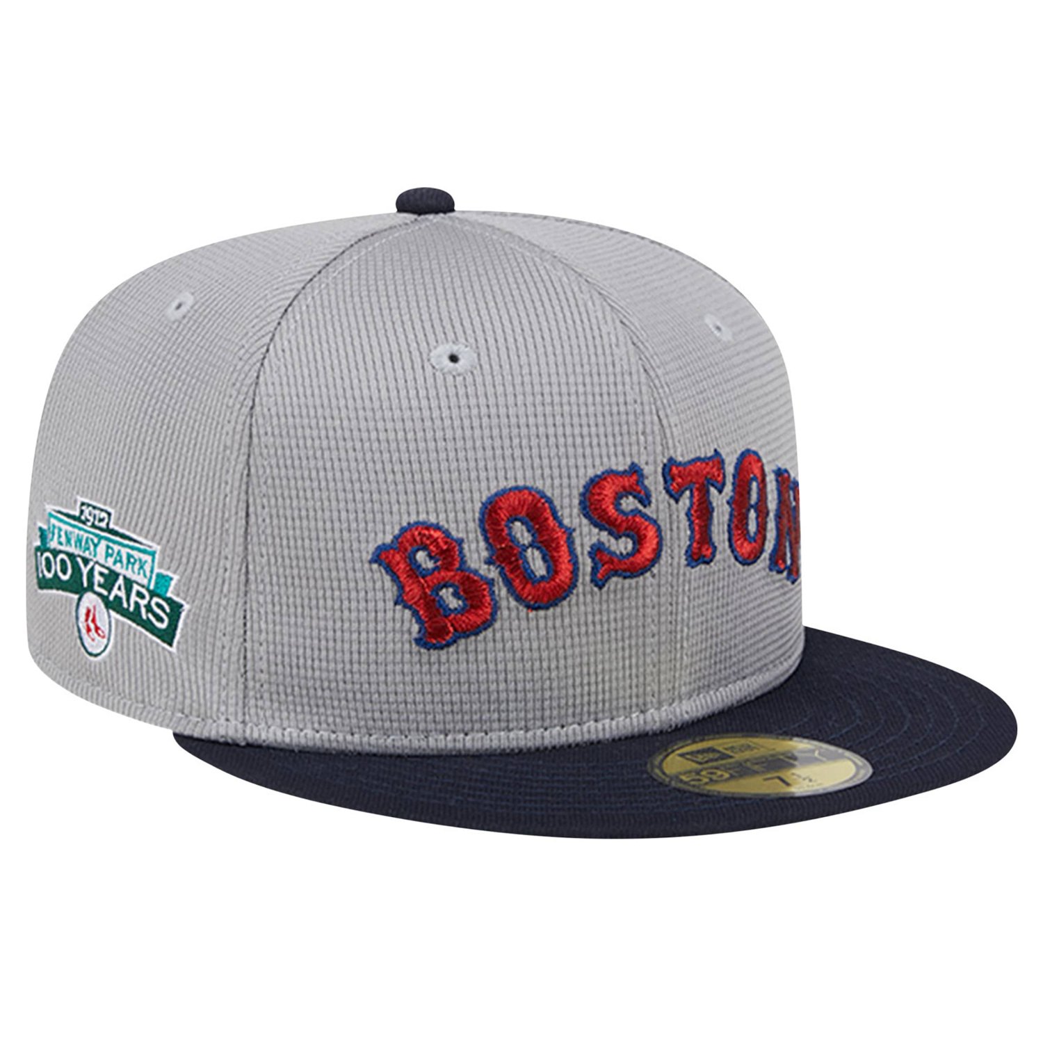 New Era Boston Sox Pivot Mesh 59FIFTY Fitted Hat                                                                                 - view number 1
