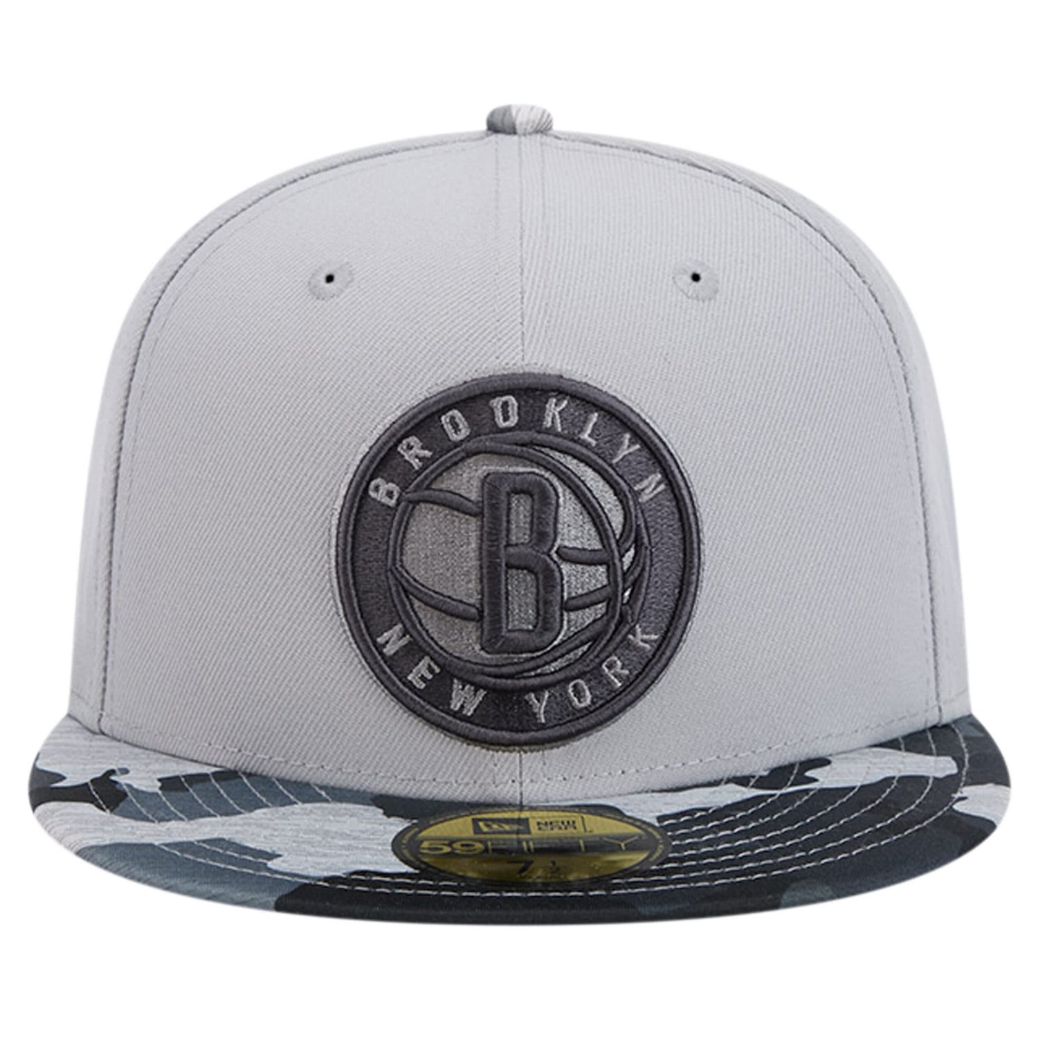New Era Brooklyn Nets Active Color Camo Visor 59FIFTY Fitted Hat                                                                 - view number 2