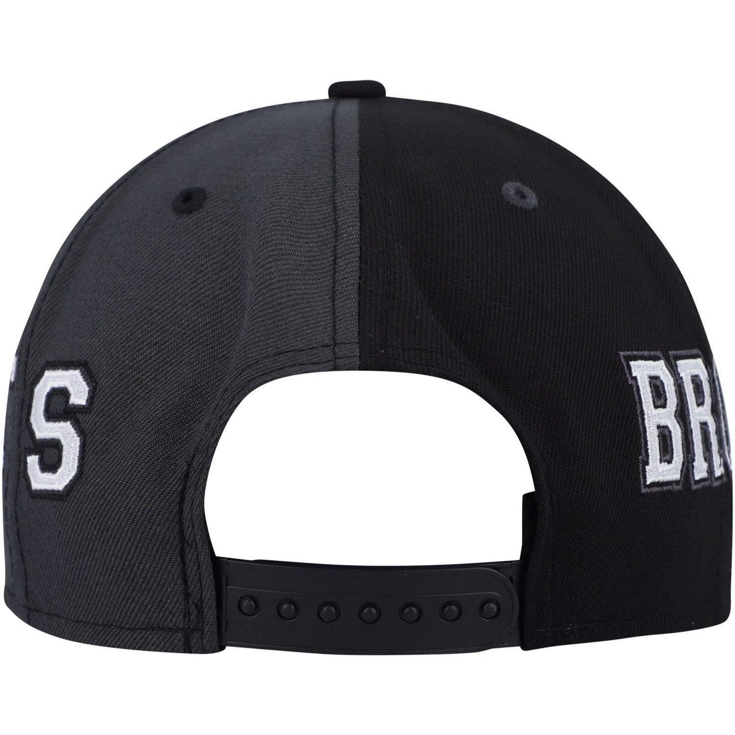 New Era Brooklyn Nets Team Split 9FIFTY Snapback Hat - view number 4