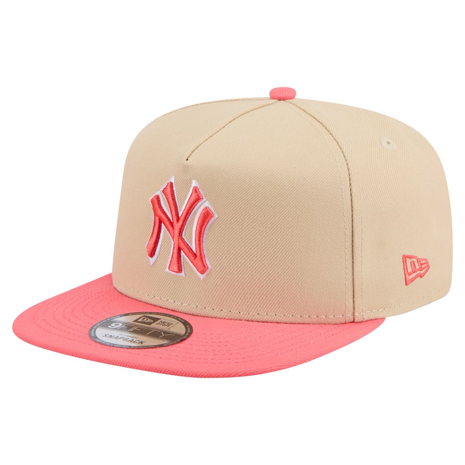 New Era Brown New York Yankees Color Pack A-Frame 9FIFTY Snapback Hat - view number 1