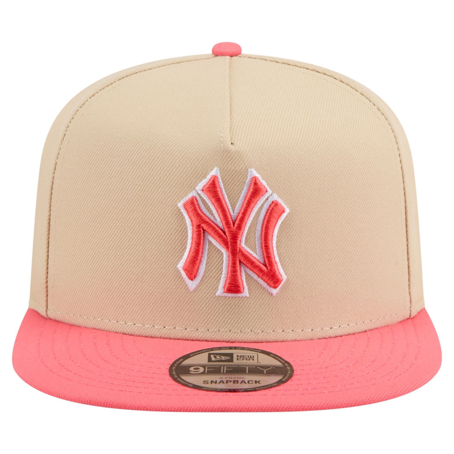 New Era Brown New York Yankees Color Pack A-Frame 9FIFTY Snapback Hat - view number 2