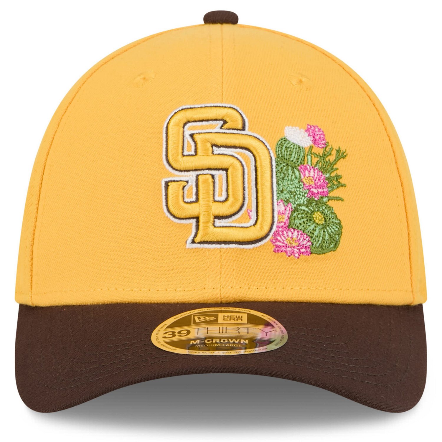 New Era Brown San Diego Padres 2026 Spring Training M-Crown 39THIRTY Flex Hat - view number 2