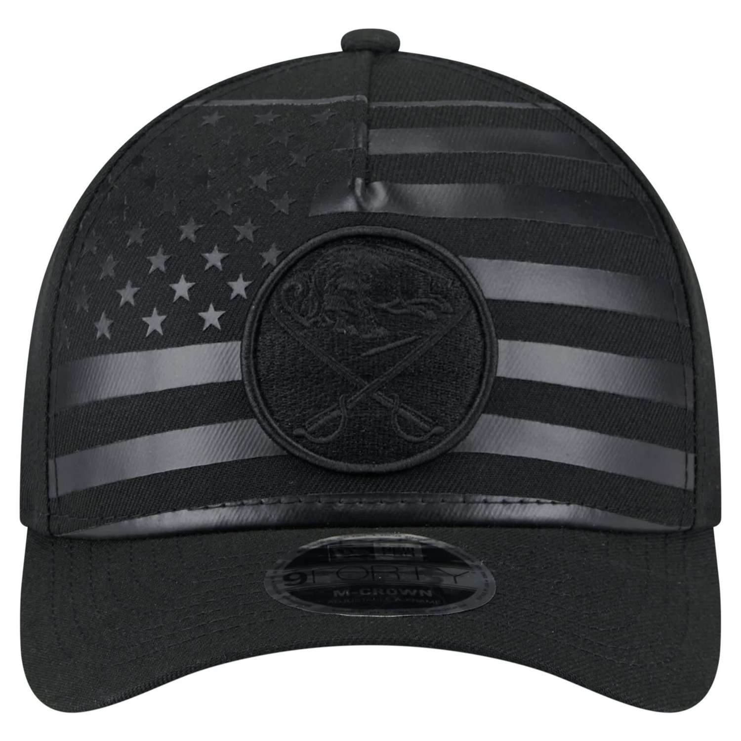 New Era Buffalo Sabres Game Day Stealth Flag 9FORTY A-Frame Adjustable Hat - view number 2