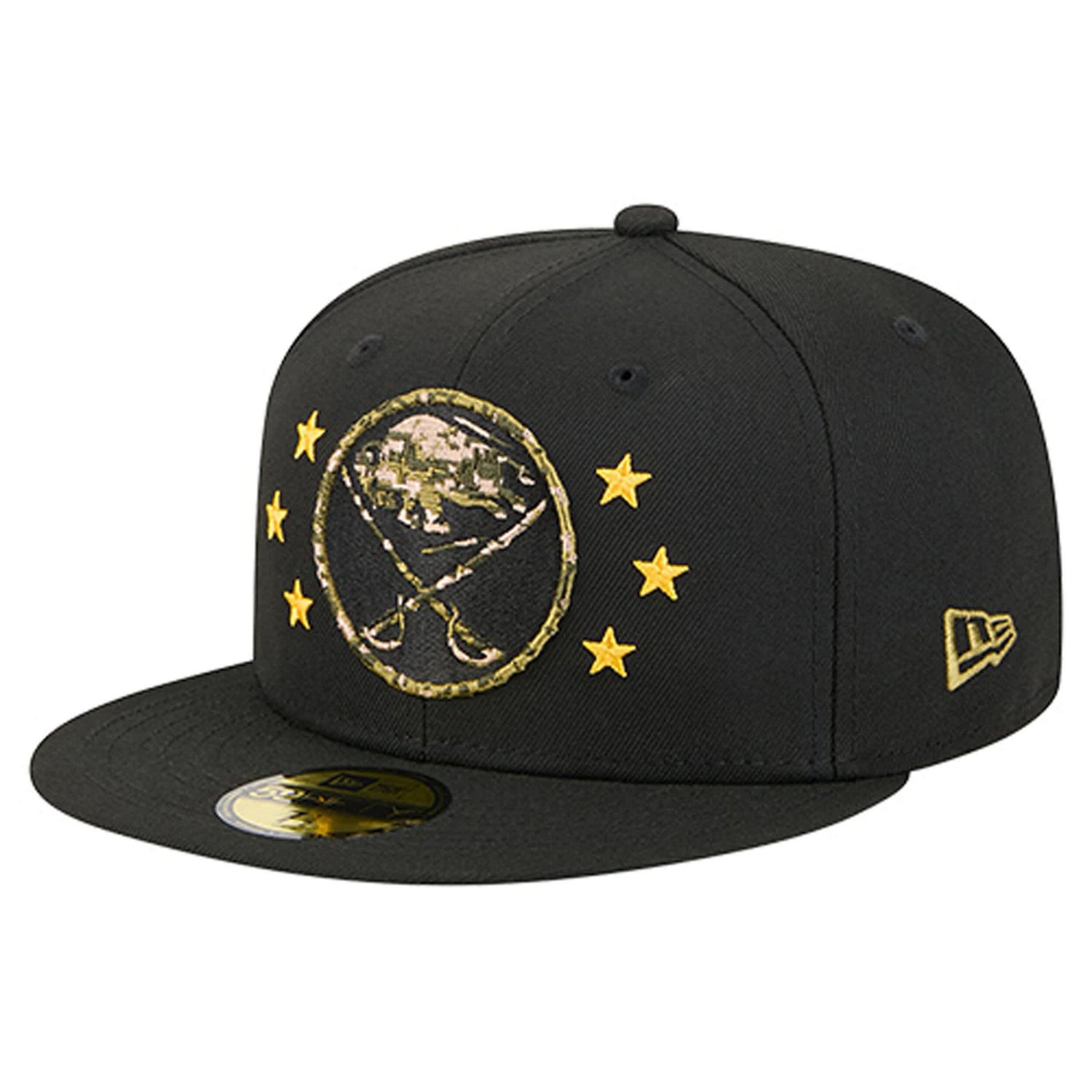 New Era Buffalo Sabres Military Appreciation Digital Camo Stars 59FIFTY Fitted Hat - view number 3