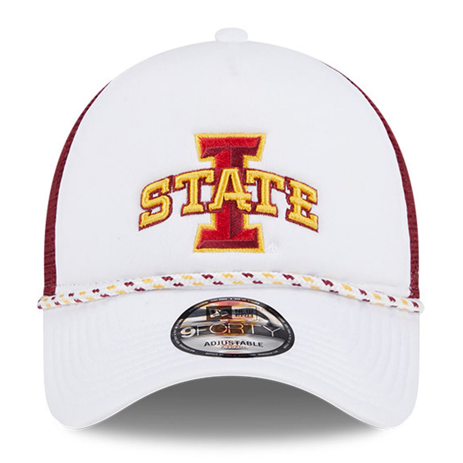 New Era /Cardinal Iowa State Cyclones Court Sport Foam A-Frame 9FORTY Adjustable Trucker Hat - view number 2