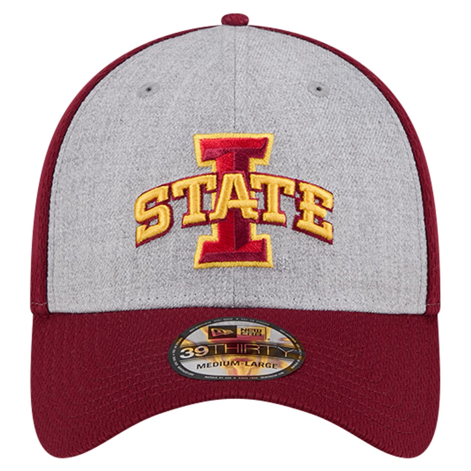 New Era /Cardinal Iowa State Cyclones Two-Tone 39THIRTY Flex Hat                                                                 - view number 2