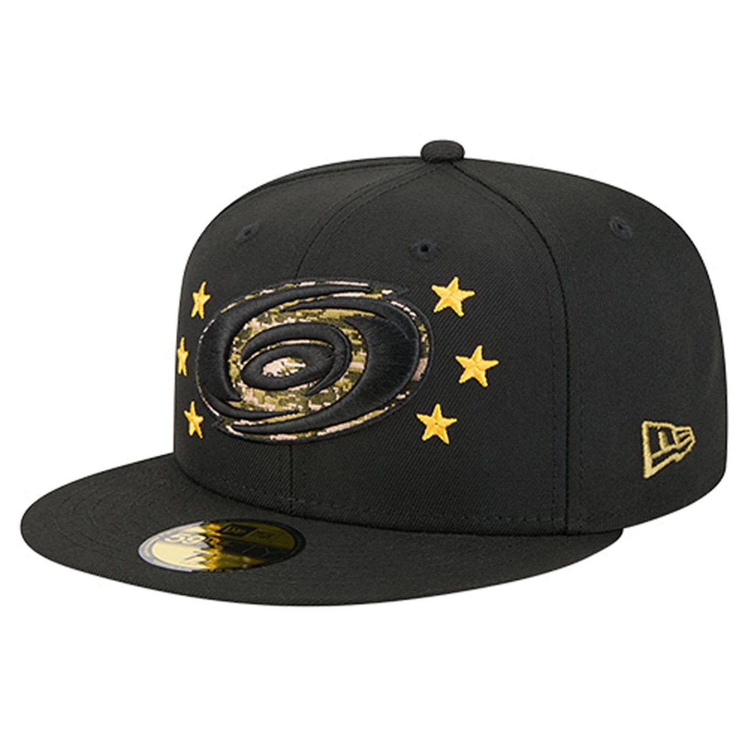 New Era Carolina Hurricanes Military Appreciation Digital Camo Stars 59FIFTY Fitted Hat - view number 3