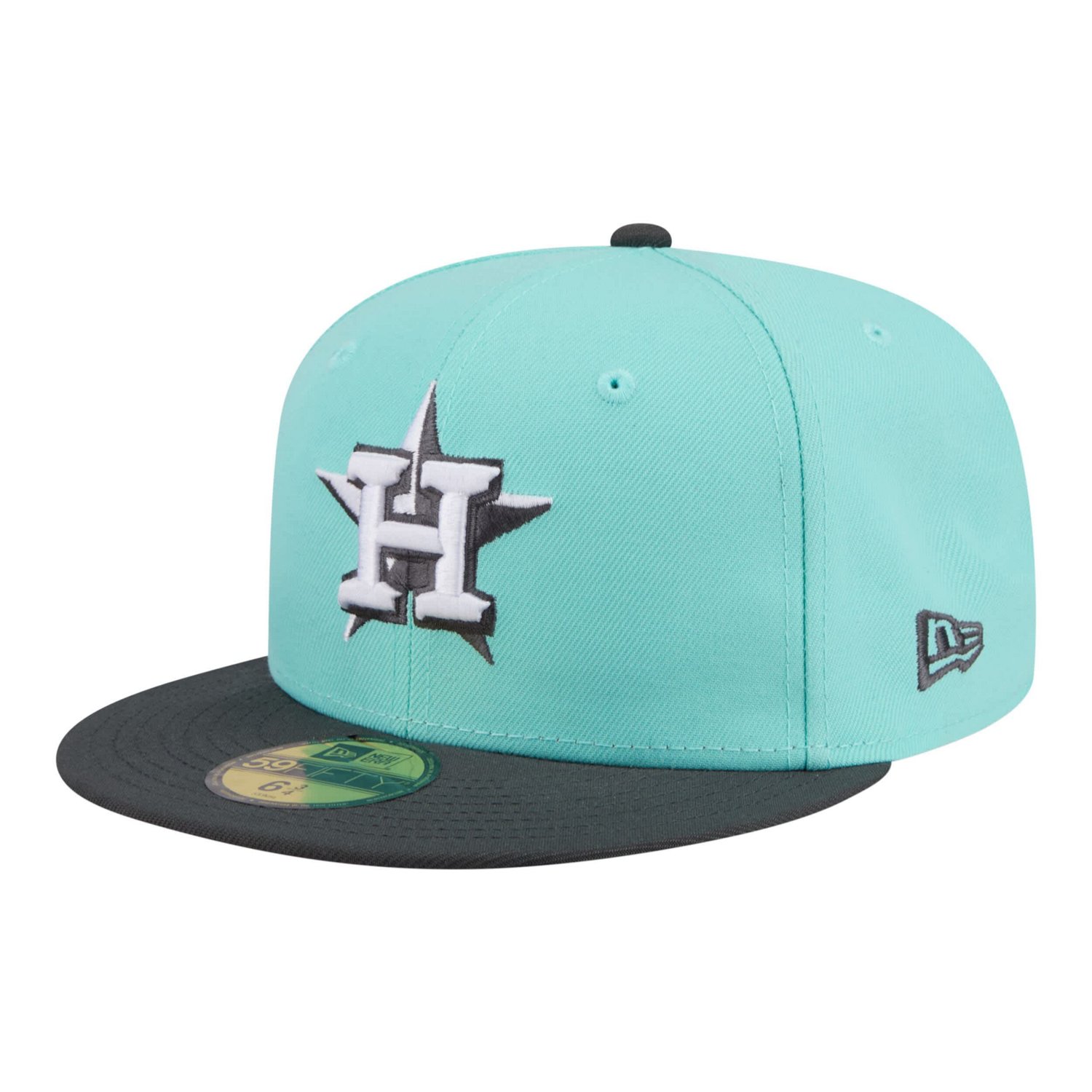 New Era Charcoal Houston Astros Two-Tone Color Pack 59FIFTY Fitted Hat