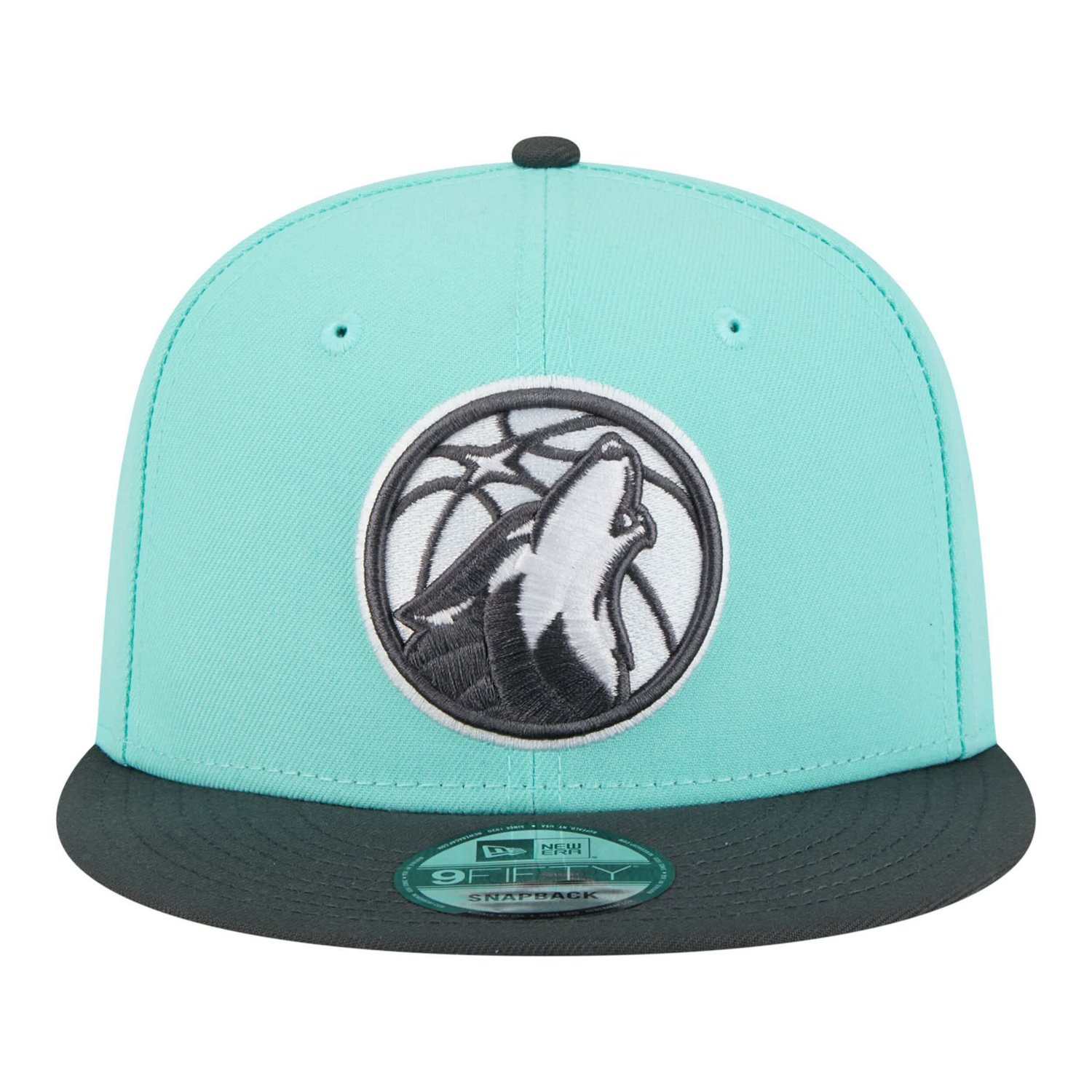 New Era Charcoal Minnesota Timberwolves Color Pack Two-Tone 9FIFTY Snapback Hat - view number 2