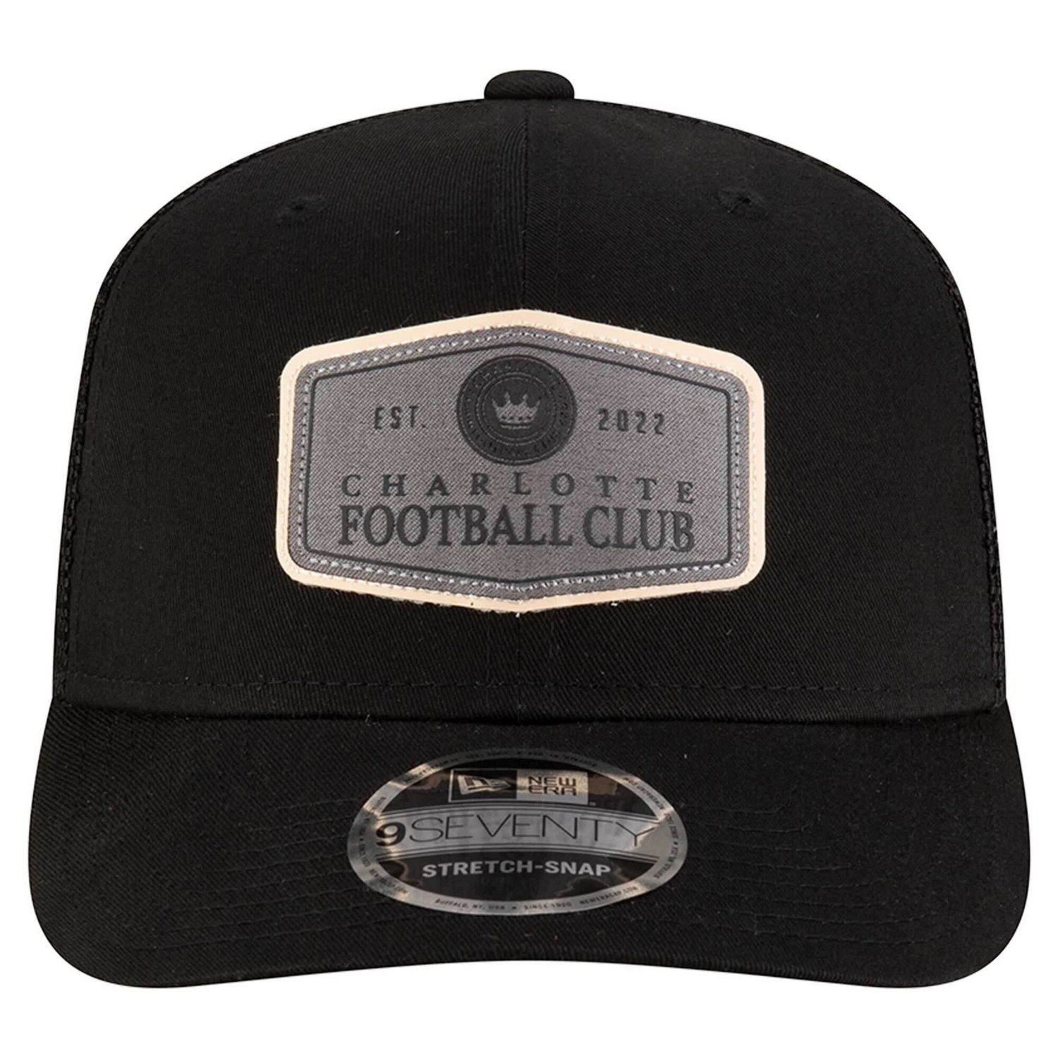 New Era Charlotte FC Labeled 9SEVENTY Trucker Stretch-Snap Adjustable Hat