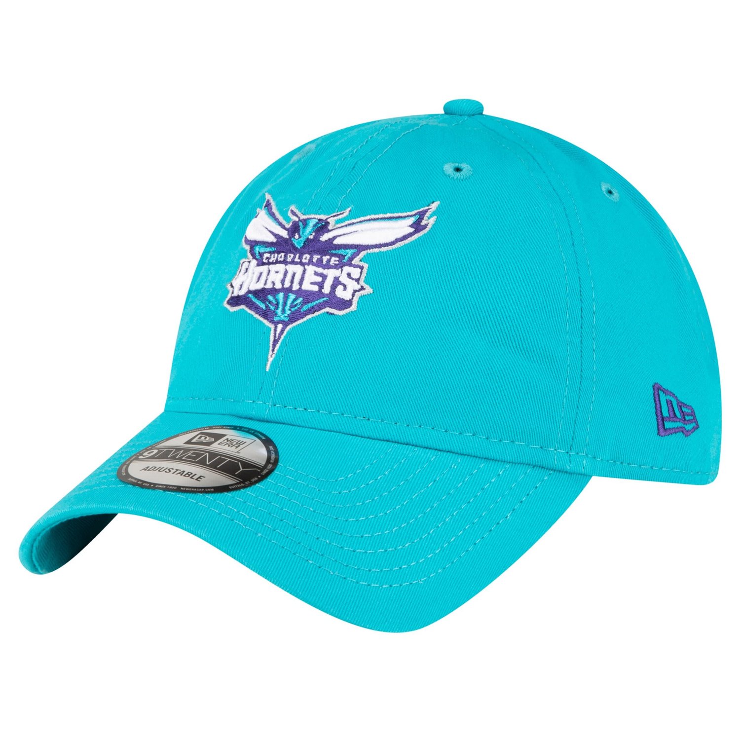 New Era Charlotte Hornets Team 20 9TWENTY Adjustable Hat                                                                         - view number 1