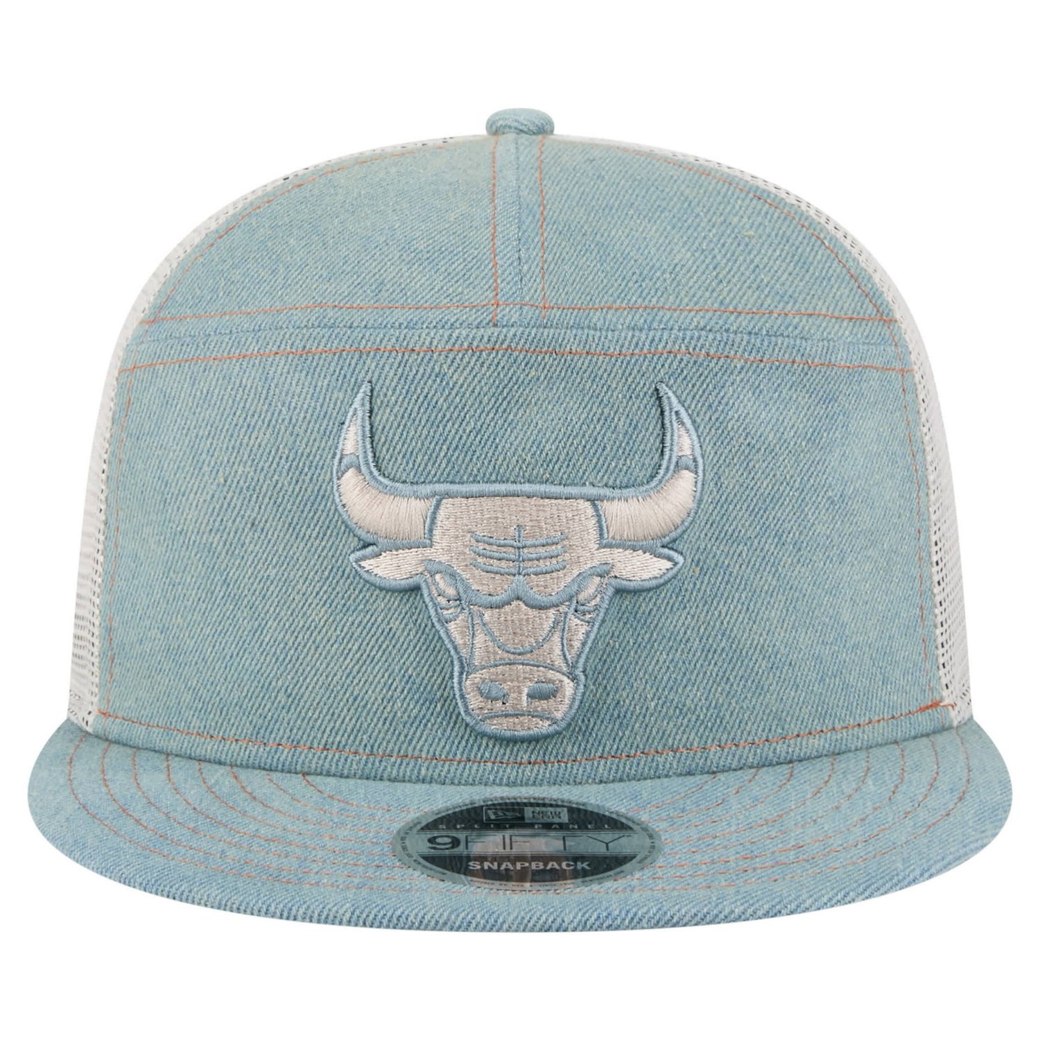 New Era Chicago Bulls Adventure Split Panel 9FIFTY Snapback Trucker Hat - view number 2