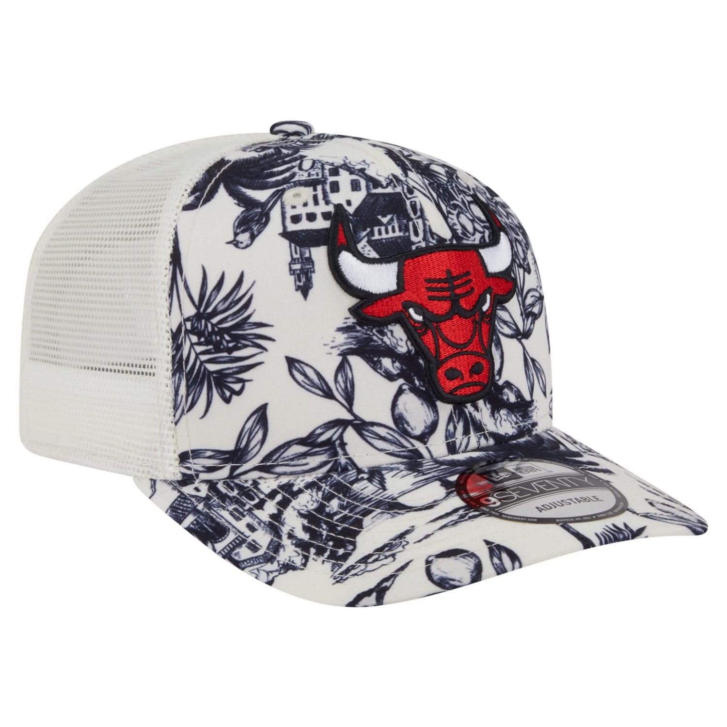 New Era Chicago Bulls Lemon Tree 9SEVENTY Adjustable Hat - view number 3