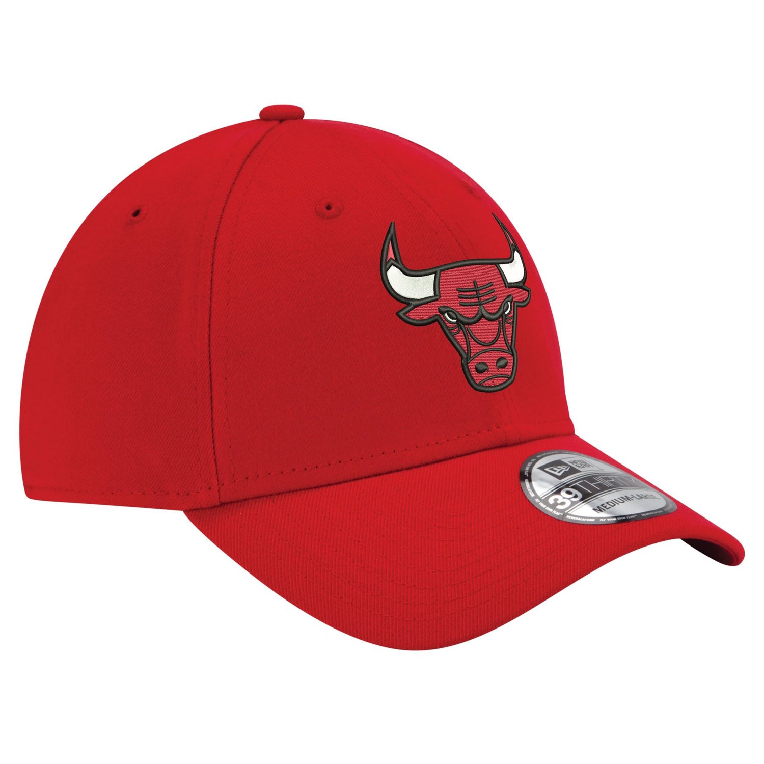 New Era Chicago Bulls Official Team Color 39THIRTY Flex Hat - view number 3