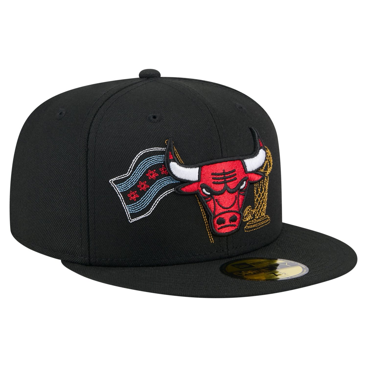 New Era Chicago Bulls State Stitch 59FIFTY Fitted Hat - view number 3
