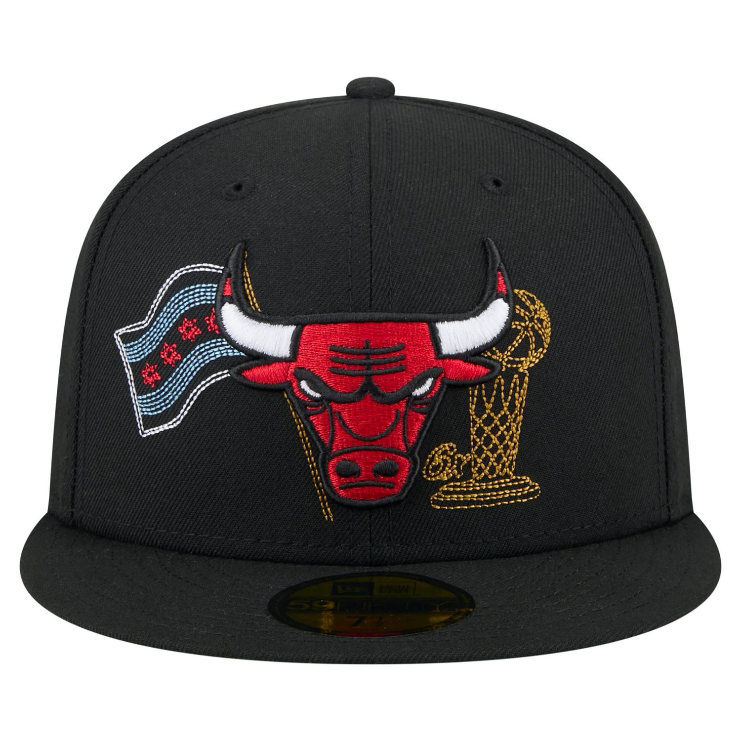 New Era Chicago Bulls State Stitch 59FIFTY Fitted Hat - view number 2