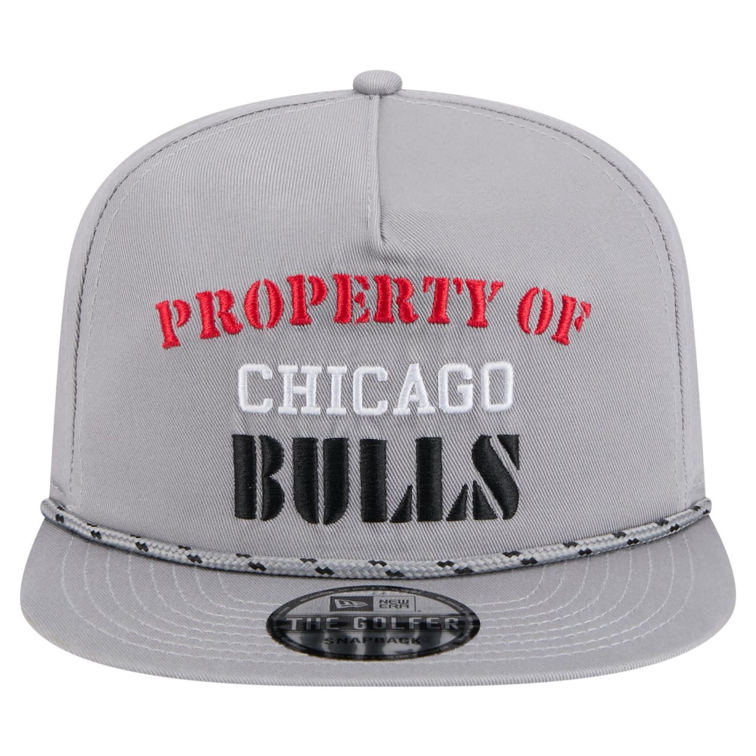 New Era Chicago Bulls Throwback Property Of Golfer Snapback Hat - view number 2