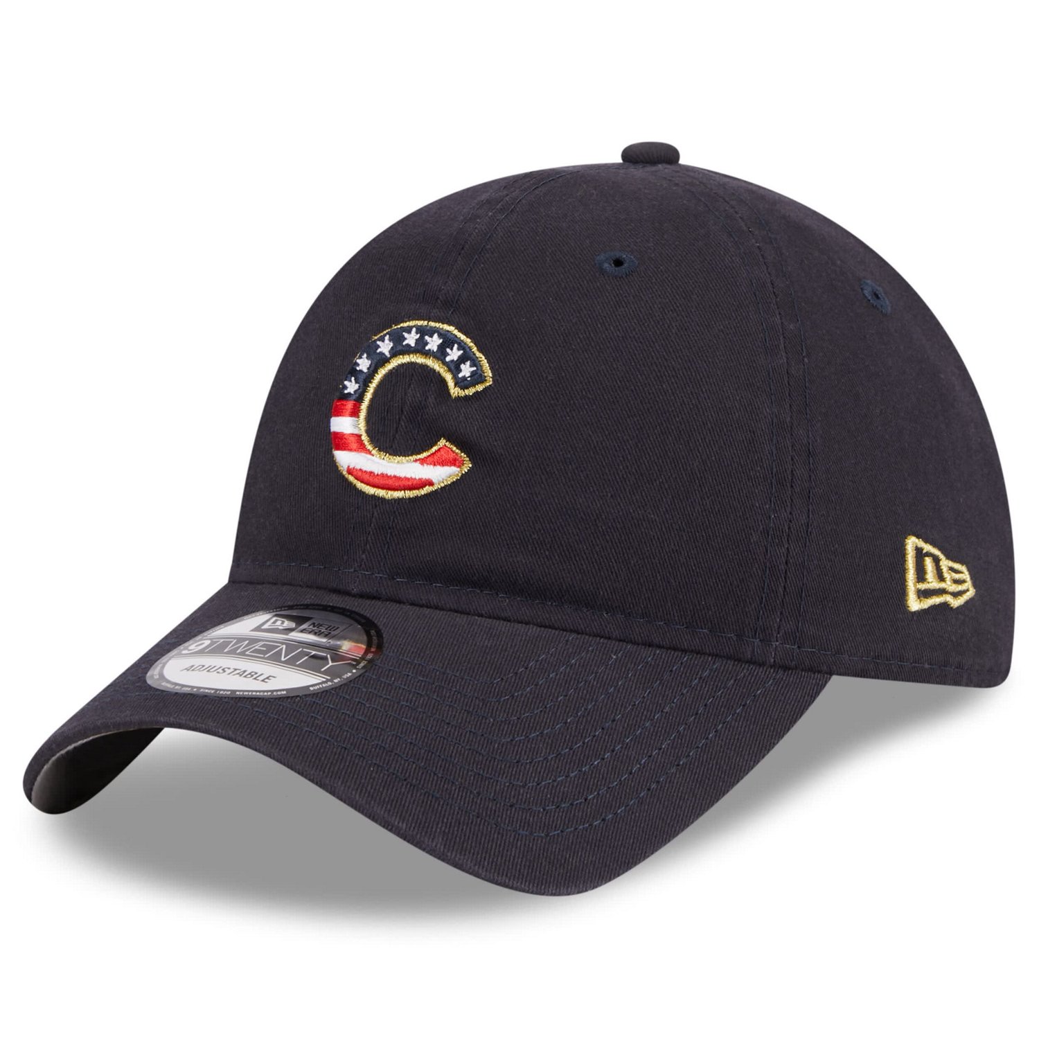 New Era Chicago Cubs 2023 Fourth of July 9TWENTY Adjustable Hat