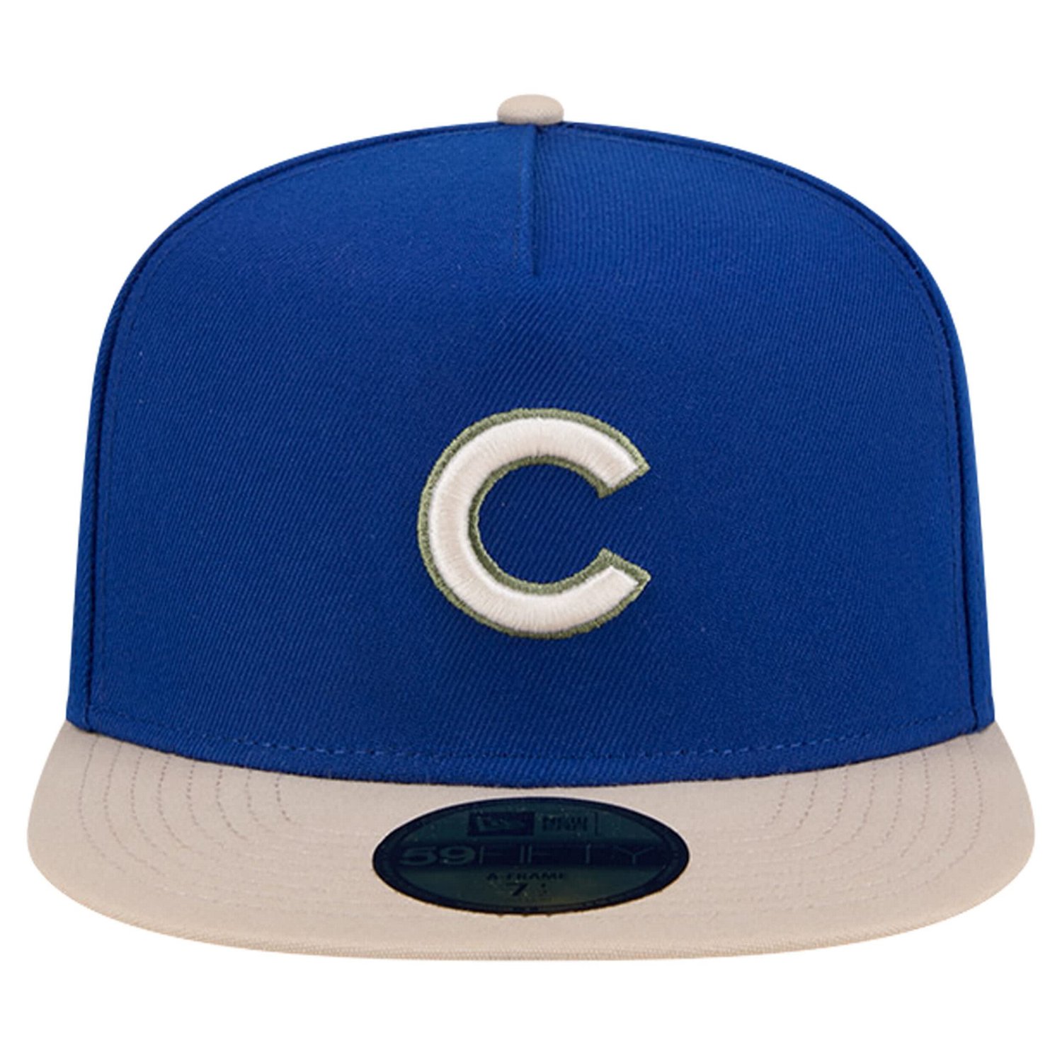 New Era Chicago Cubs Canvas A-Frame 59FIFTY Fitted Hat                                                                           - view number 2