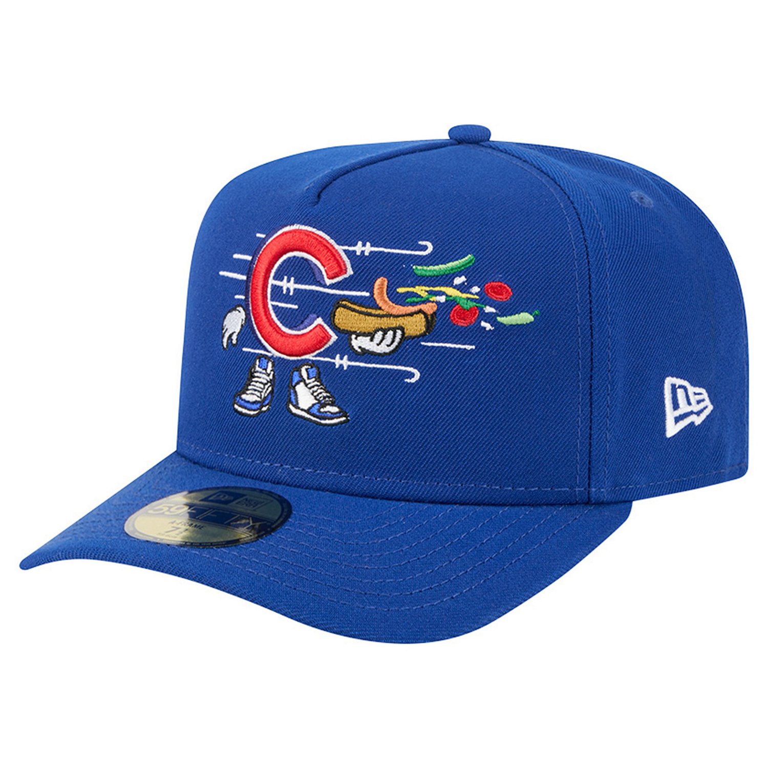 New Era Chicago Cubs Cartoon A-Frame 59FIFTY Fitted Hat