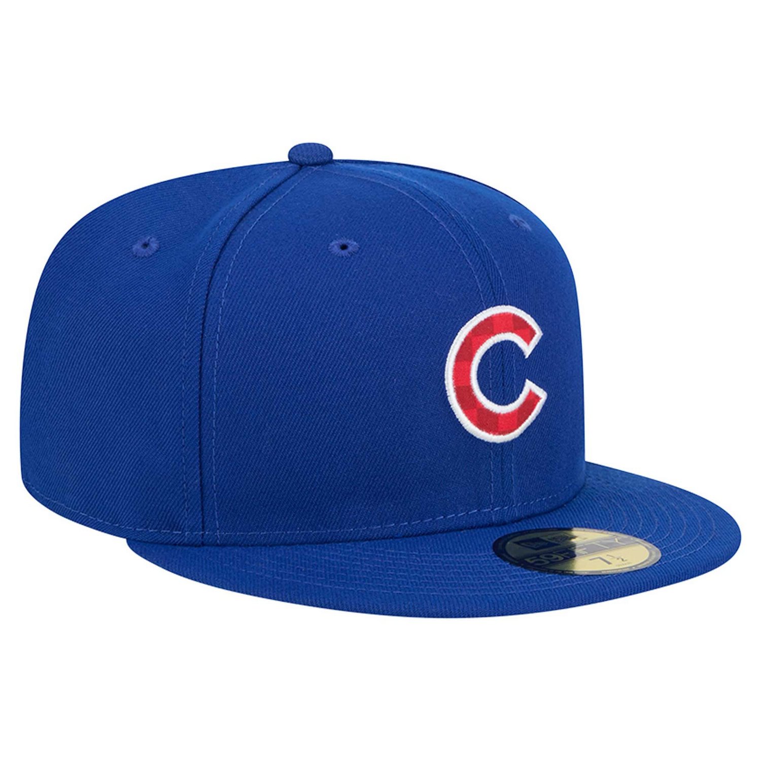 New Era Chicago Cubs Checkered Undervisor 59FIFTY Fitted Hat                                                                     - view number 3