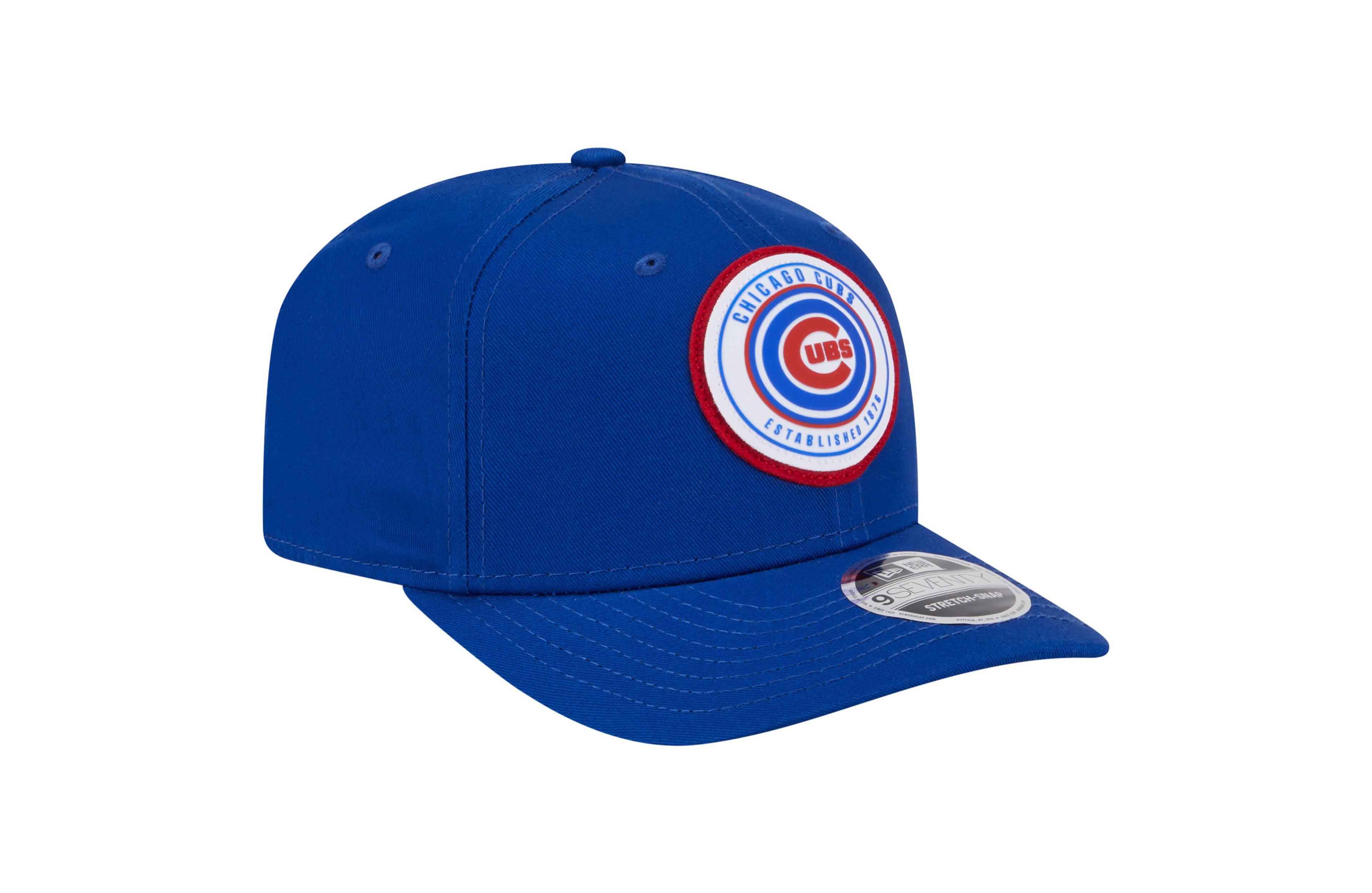 New Era Chicago Cubs Circle Patch 9SEVENTY Stretch-Snap Hat