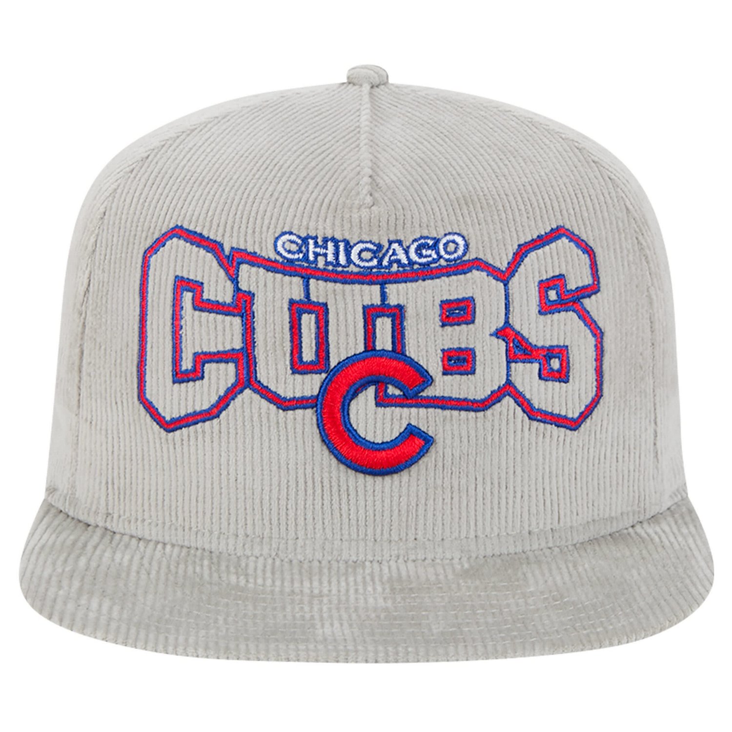 New Era Chicago Cubs Corduroy Golfer Snapback Hat - view number 2