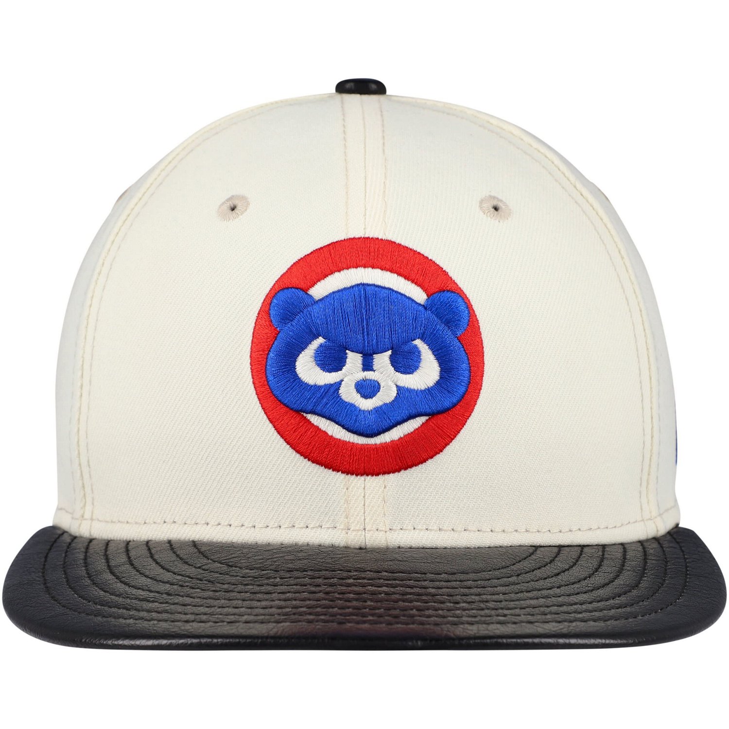 New Era Chicago Cubs Game Night Leather Visor 59FIFTY Fitted Hat                                                                 - view number 2