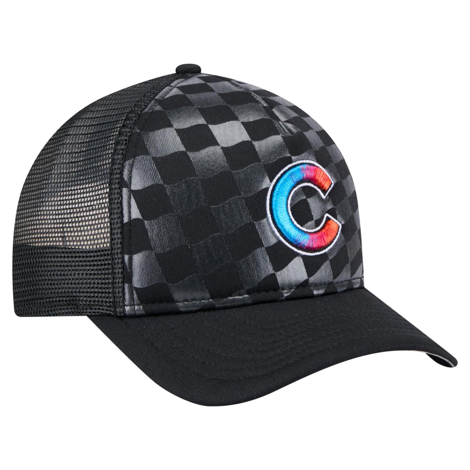 New Era Chicago Cubs Gradient 9FORTY A-Frame M-Crown Trucker Adjustable Hat - view number 3
