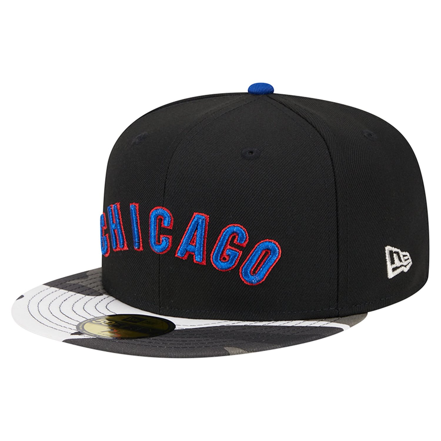New Era Chicago Cubs Metallic Camo 59FIFTY Fitted Hat                                                                            - view number 3