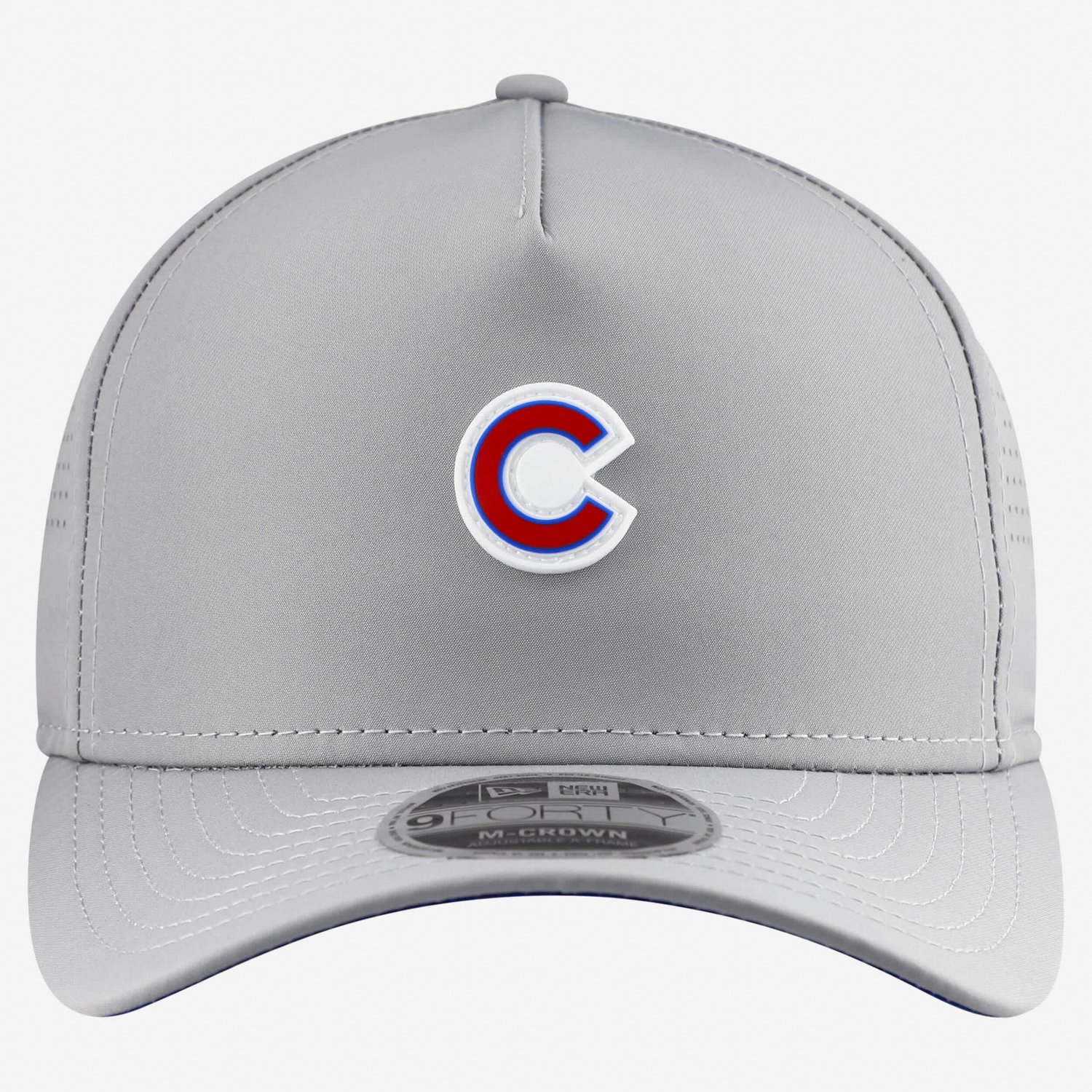 New Era Chicago Cubs Micro Logo 9FORTY M-Crown A-Frame Adjustable Hat - view number 2