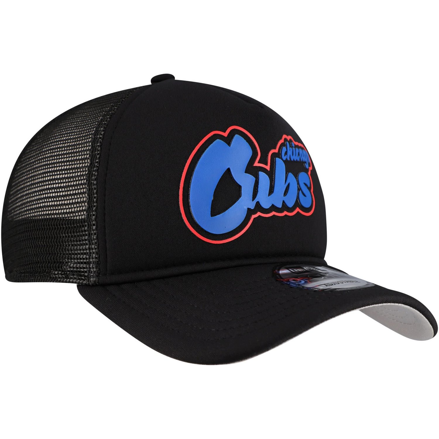 New Era Chicago Cubs Retro Bold A-Frame Trucker 9FORTY Adjustable Hat - view number 3