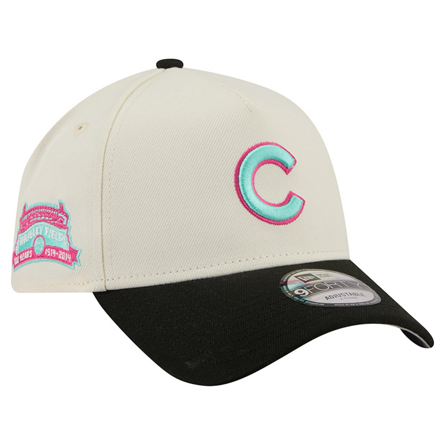 New Era Chicago Cubs Stadium Chrome 9FORTY A-Frame Adjustable Hat