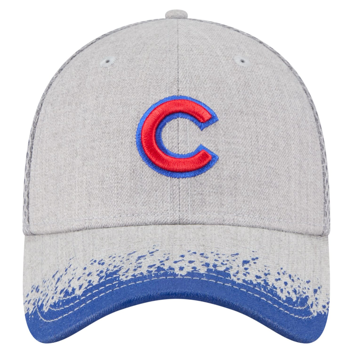 New Era Chicago Cubs Visor Paint Splatter 39THIRTY Flex Hat - view number 2