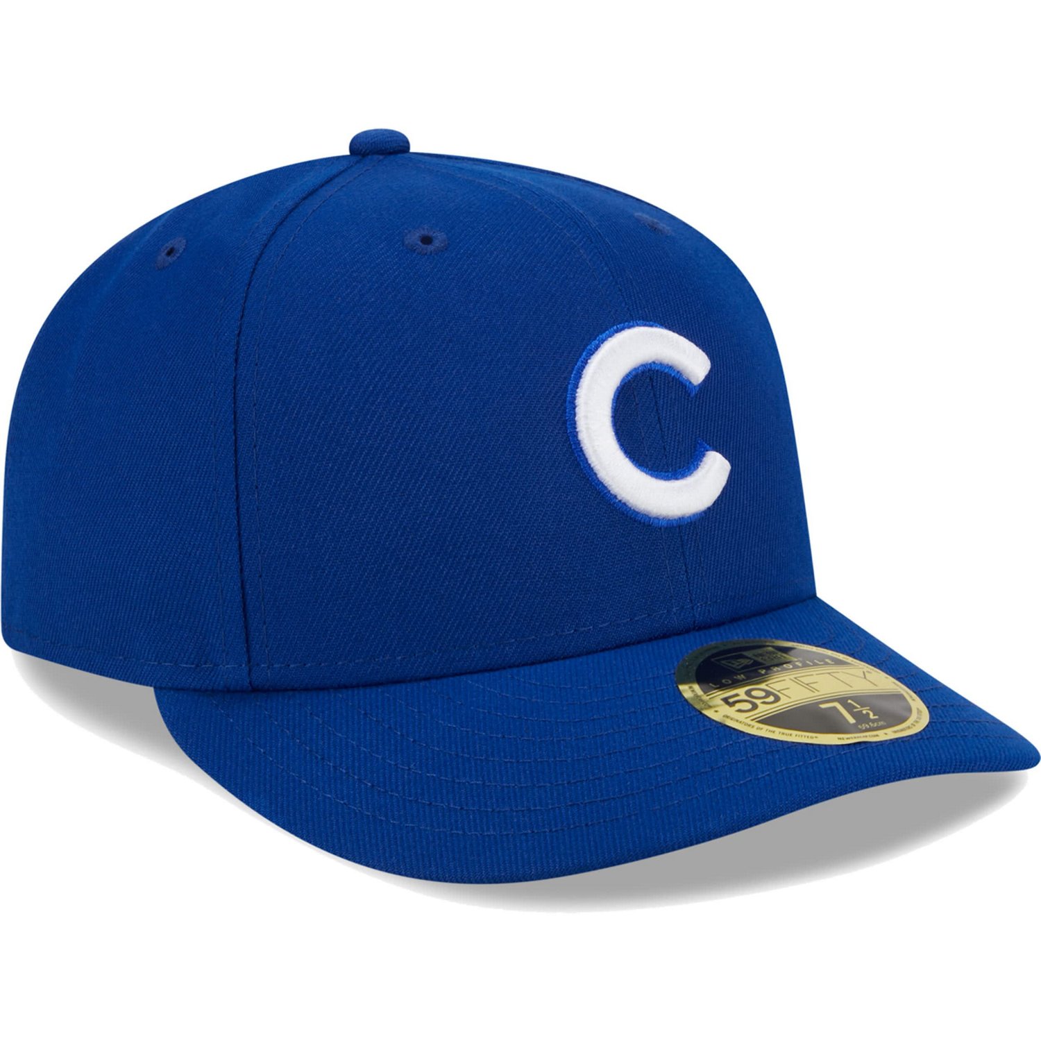New Era Chicago Cubs White Logo Low Profile 59FIFTY Fitted Hat