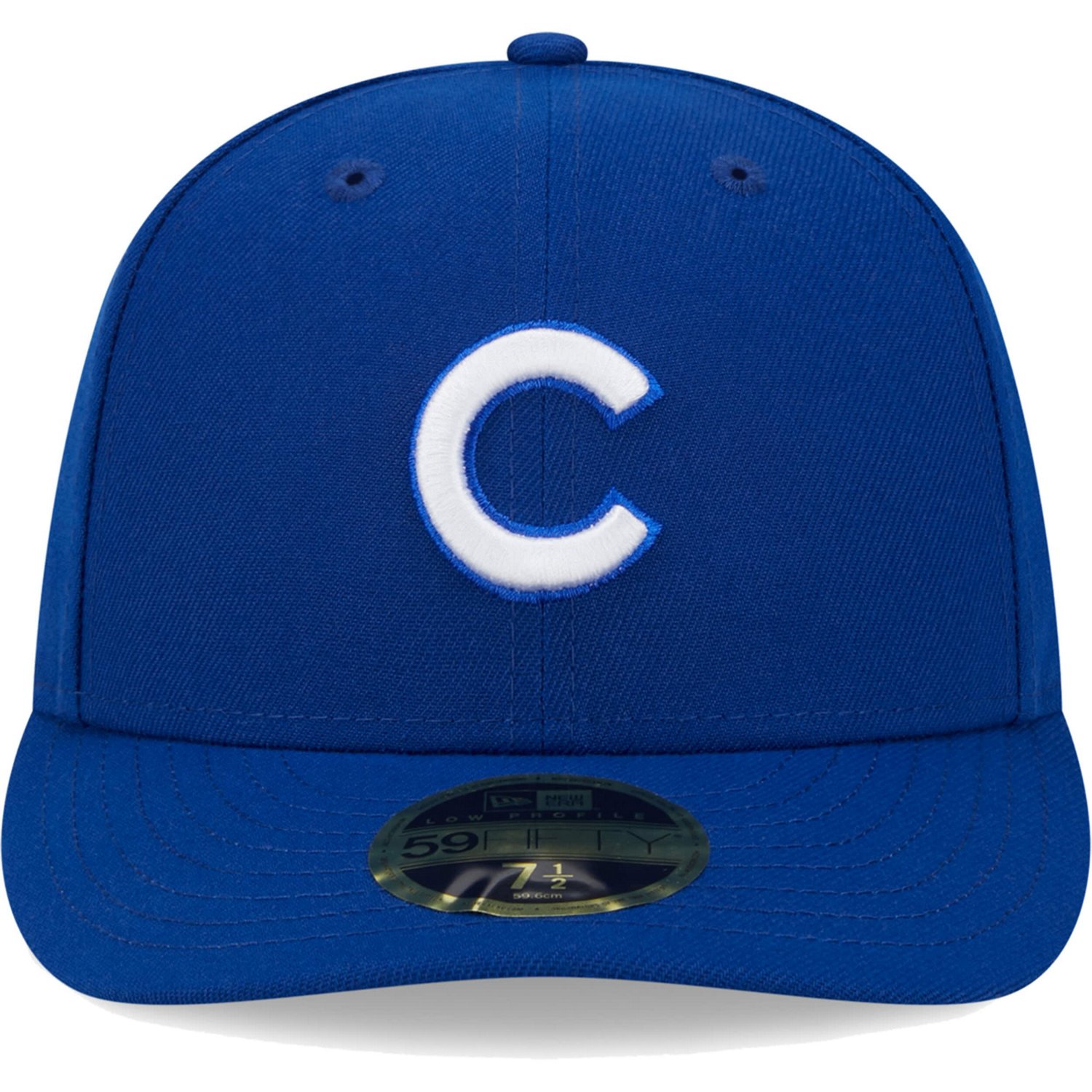 New Era Chicago Cubs White Logo Low Profile 59FIFTY Fitted Hat