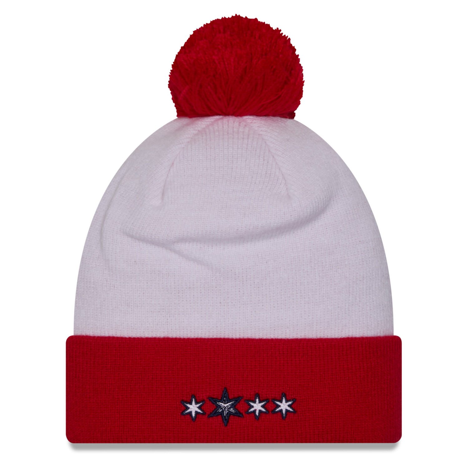 New Era Chicago Fire Jersey Hook Cuff Knit Hat with Pom - view number 2