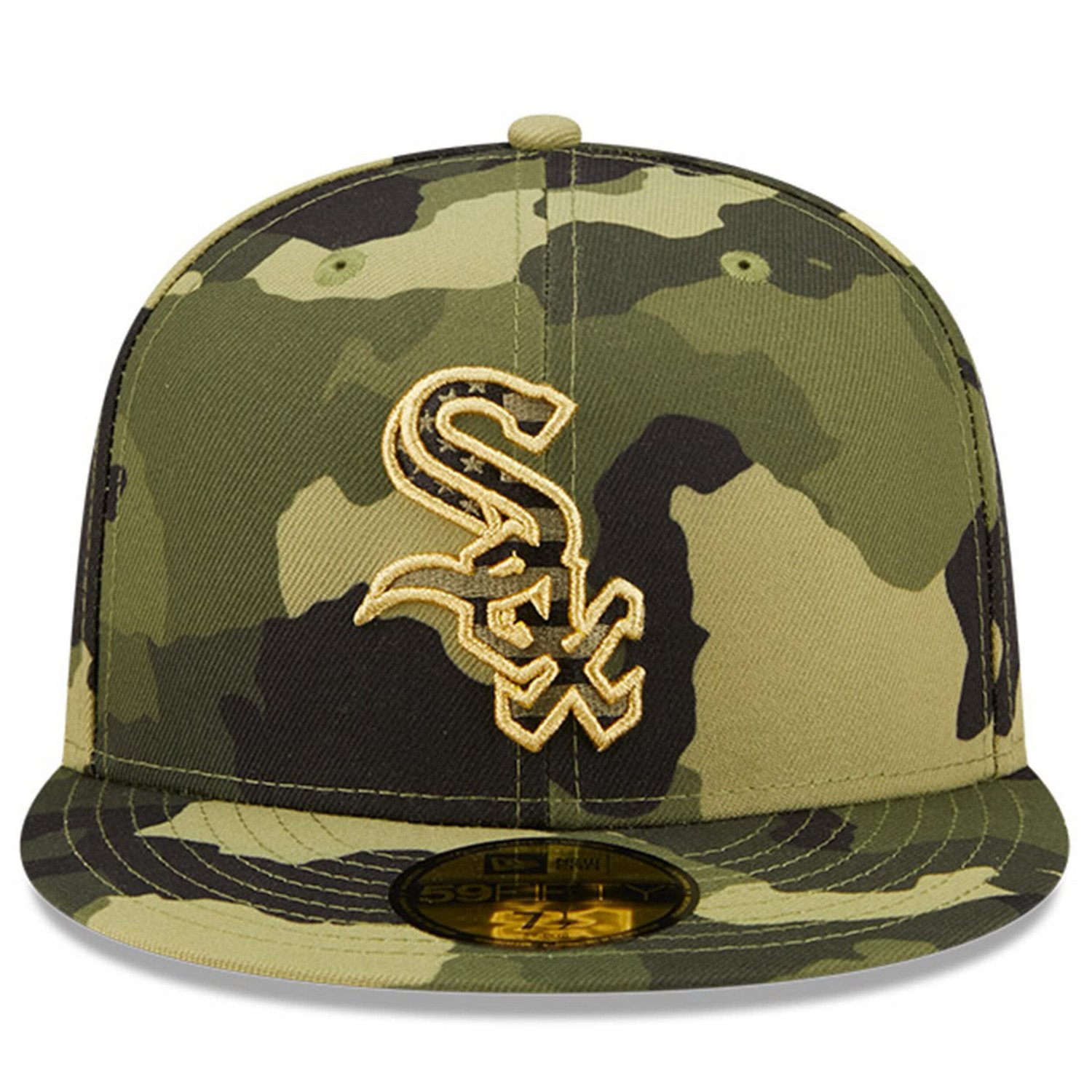New Era Chicago Sox 2022 Armed Forces Day On-Field 59FIFTY Fitted Hat                                                            - view number 2